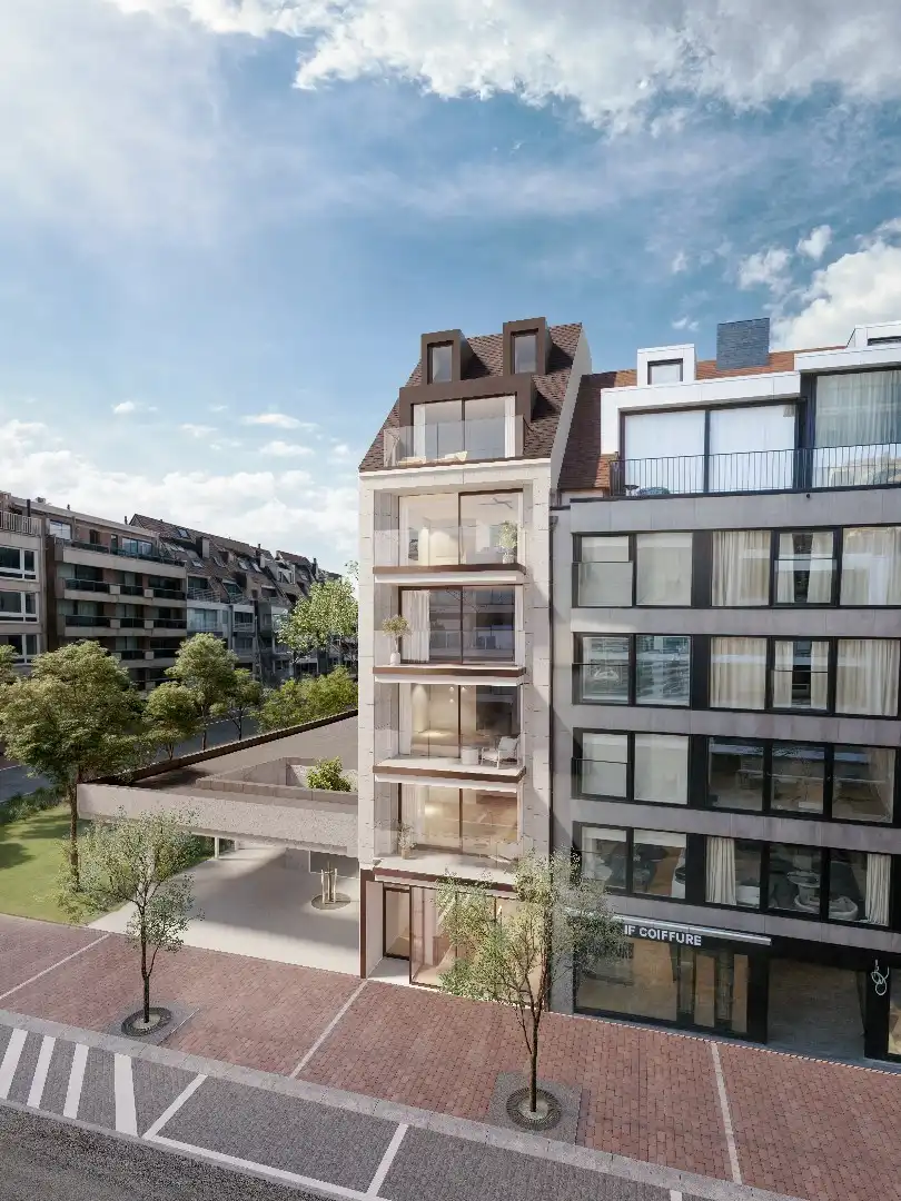 Nieuwbouw duplex appartement gelegen aan de Dumortierlaan  uniek open zicht op het Yzerpark en de villa’s van het Zoute foto 3