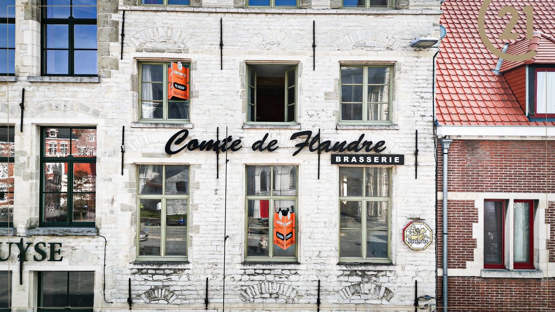Historisch handelspand op de markt te Oudenaarde foto 2