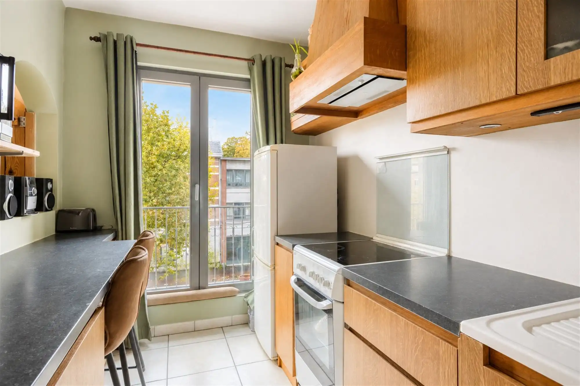 Appartement met 1 slaapkamer en overdekt terras centrum Mortsel foto 5