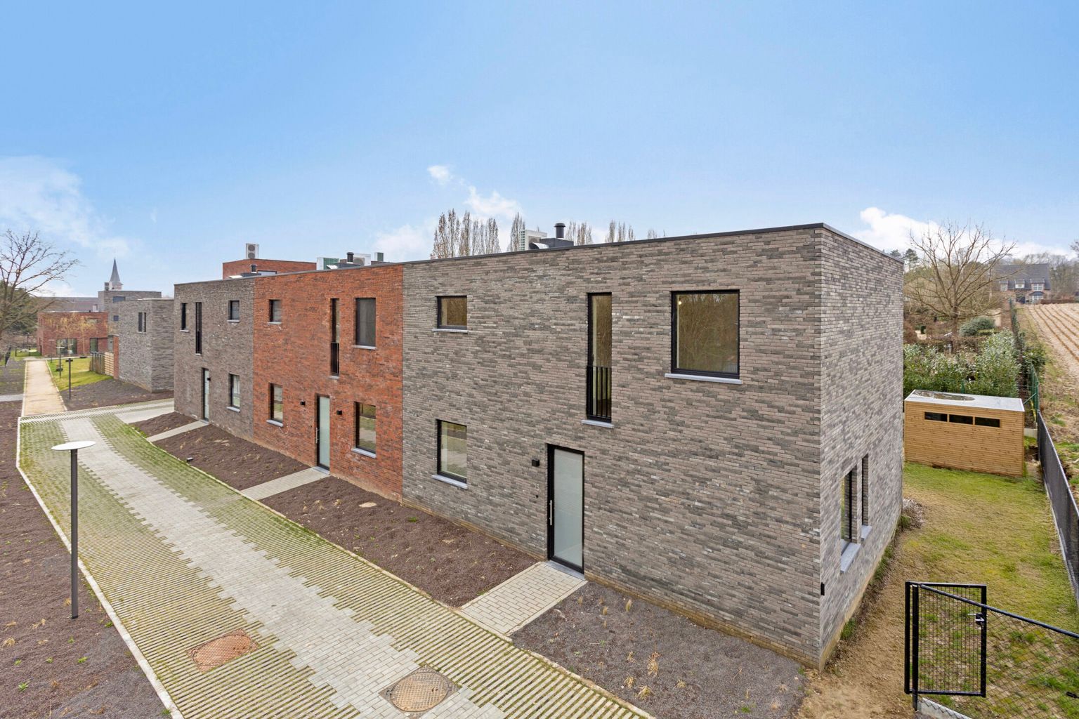Nieuwbouw ééngezinswoning Half open bebouwing CAPUYENBERG foto {{pictureIndex}}