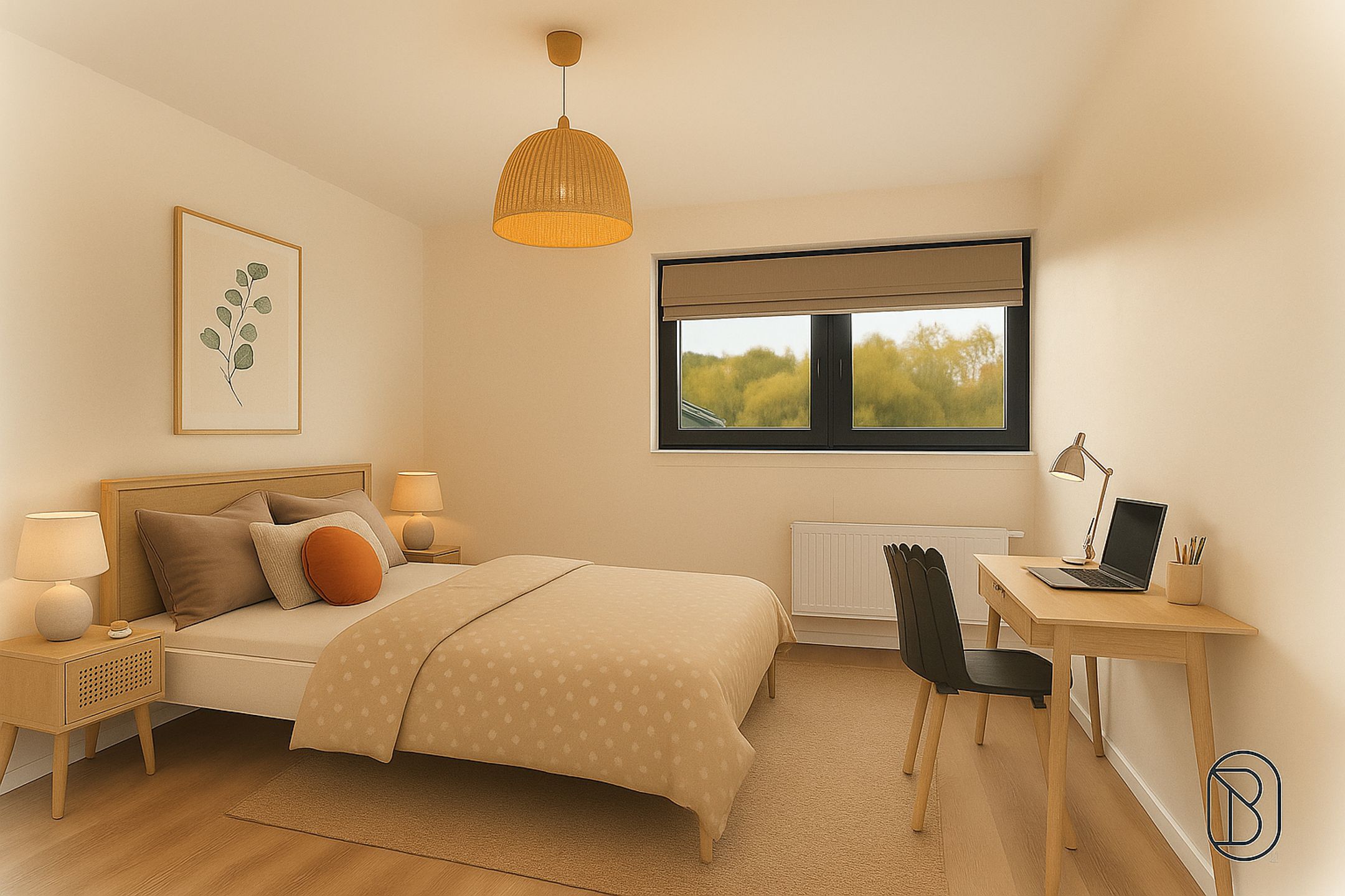 Nieuwbouwwoning met zonnepanelen, zuidgerichte tuin in Marke foto 8