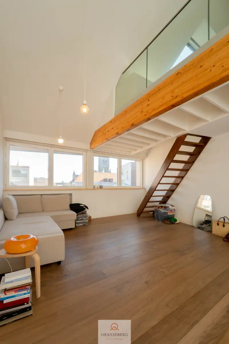 Duplex-penthouse/loft in hartje Gent! foto 3