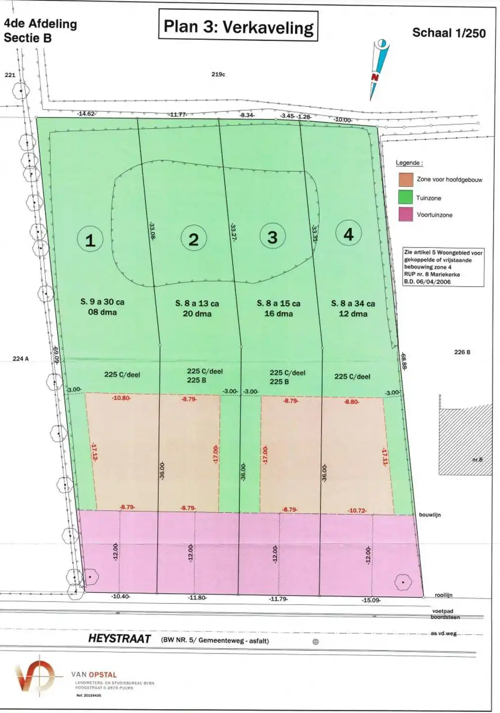 Perceel bouwgrond voor een half-open bebouwing. foto 2
