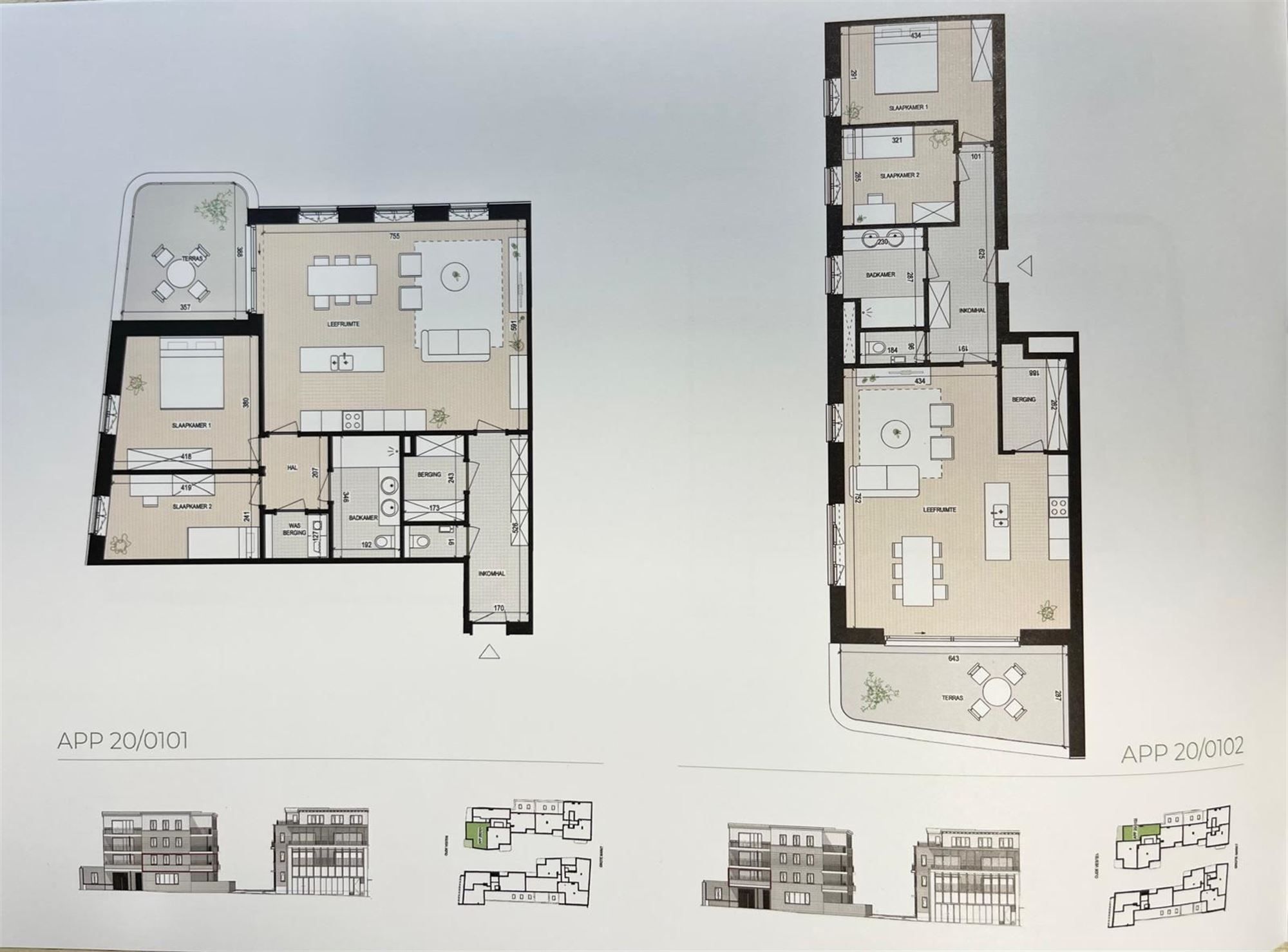 Appartement 2 Ka met terras, parking en kelder | 0475703619 foto 8