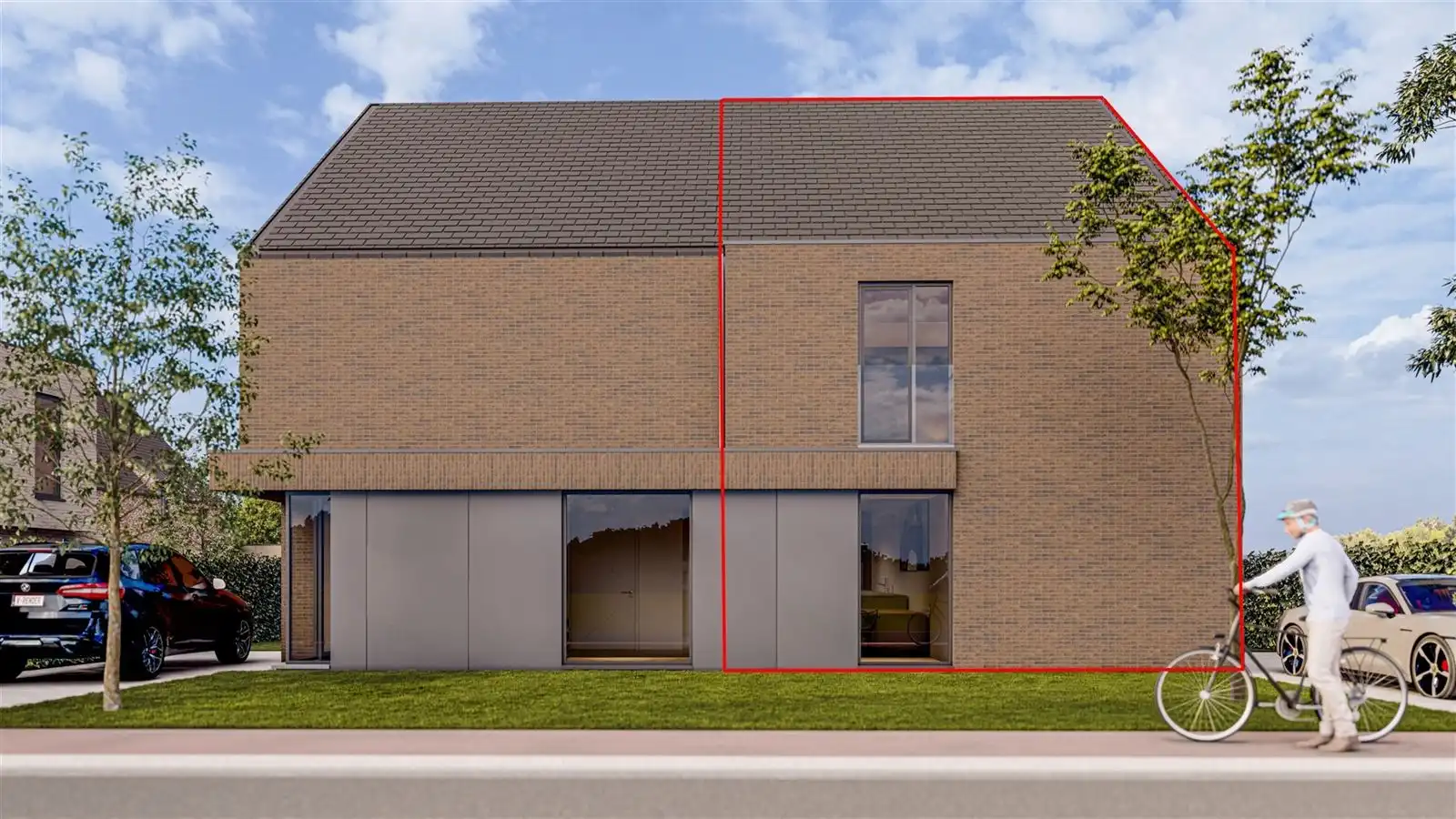 Nieuwbouwwoning W04 met 3 slaapkamers.  foto {{pictureIndex}}