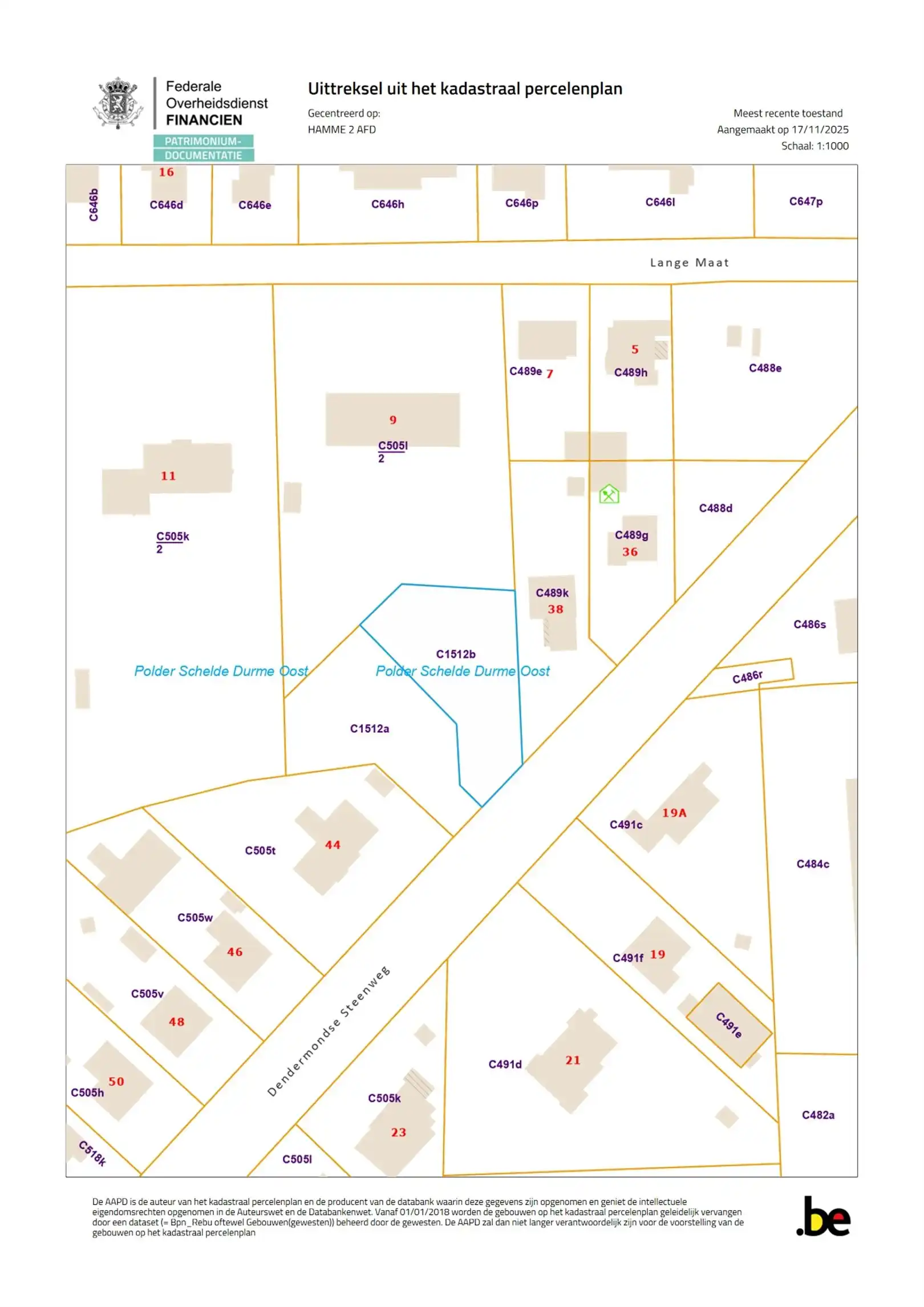 Bouwgronden voor open bebouwing te Hamme foto 3