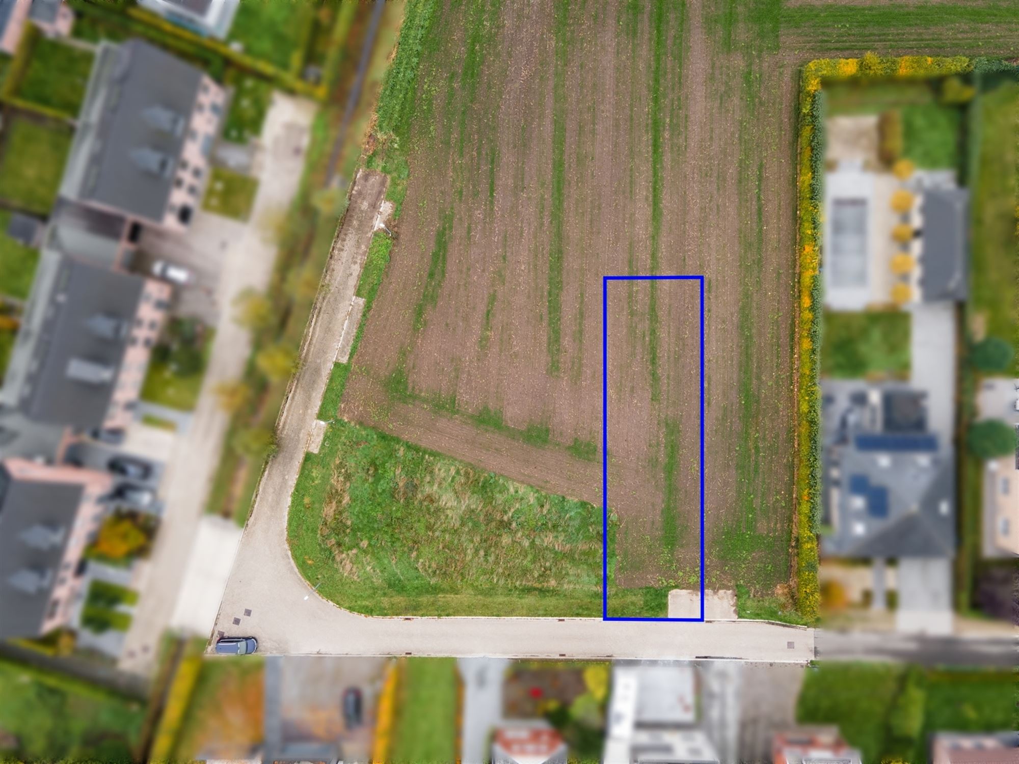 Bouwgrond voor HOB - opp. 375 m² - gunstig gelegen te Putte - Peulis foto {{pictureIndex}}