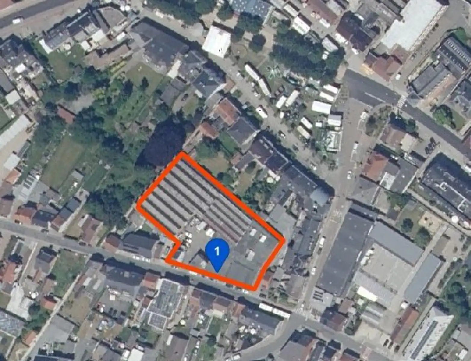 Projectgrond van 3074 m² nabij centrum Schellebelle foto 2