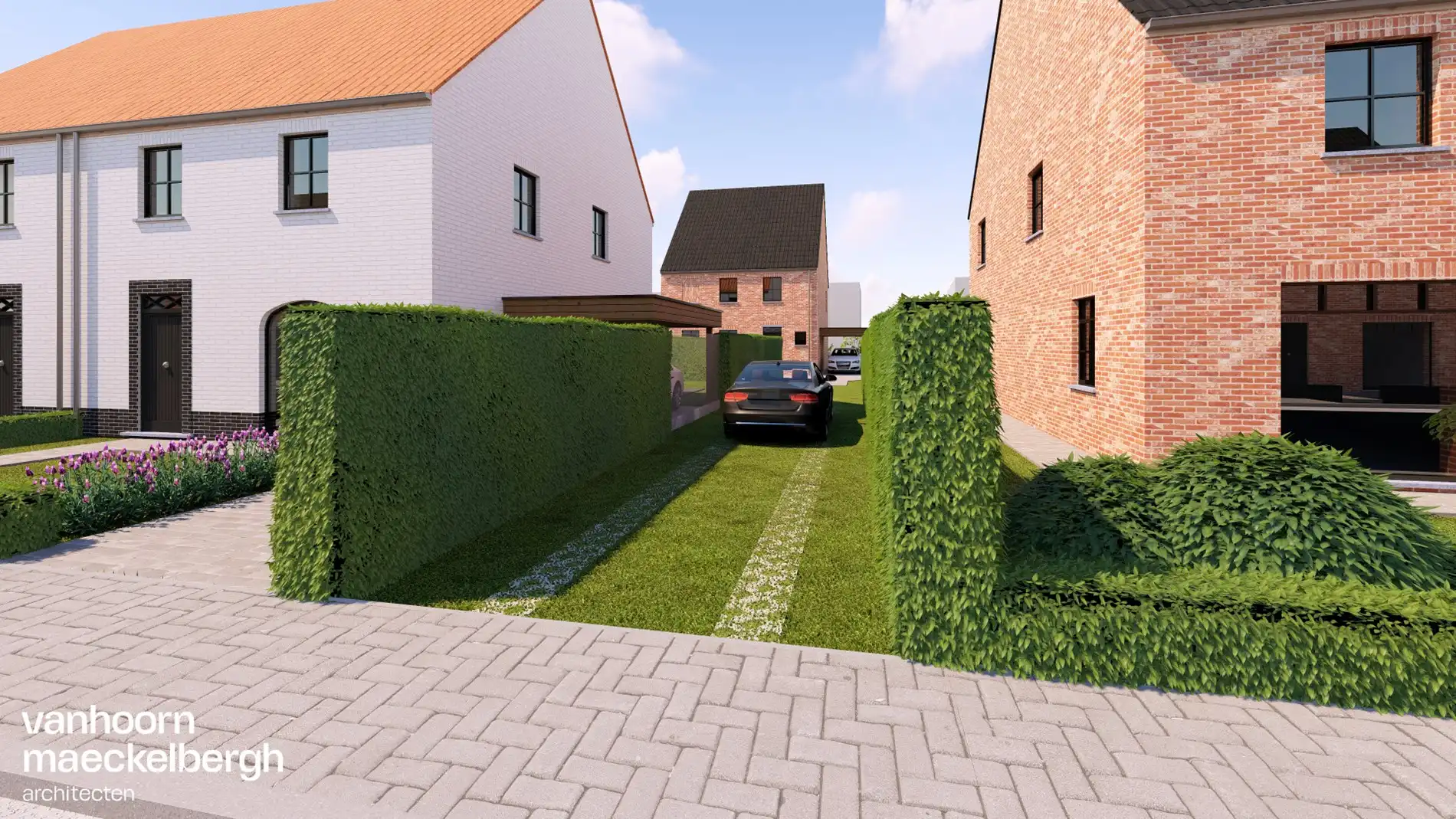 Nieuwbouwvilla in residentiële buurt nabij het centrum van Gistel foto 2