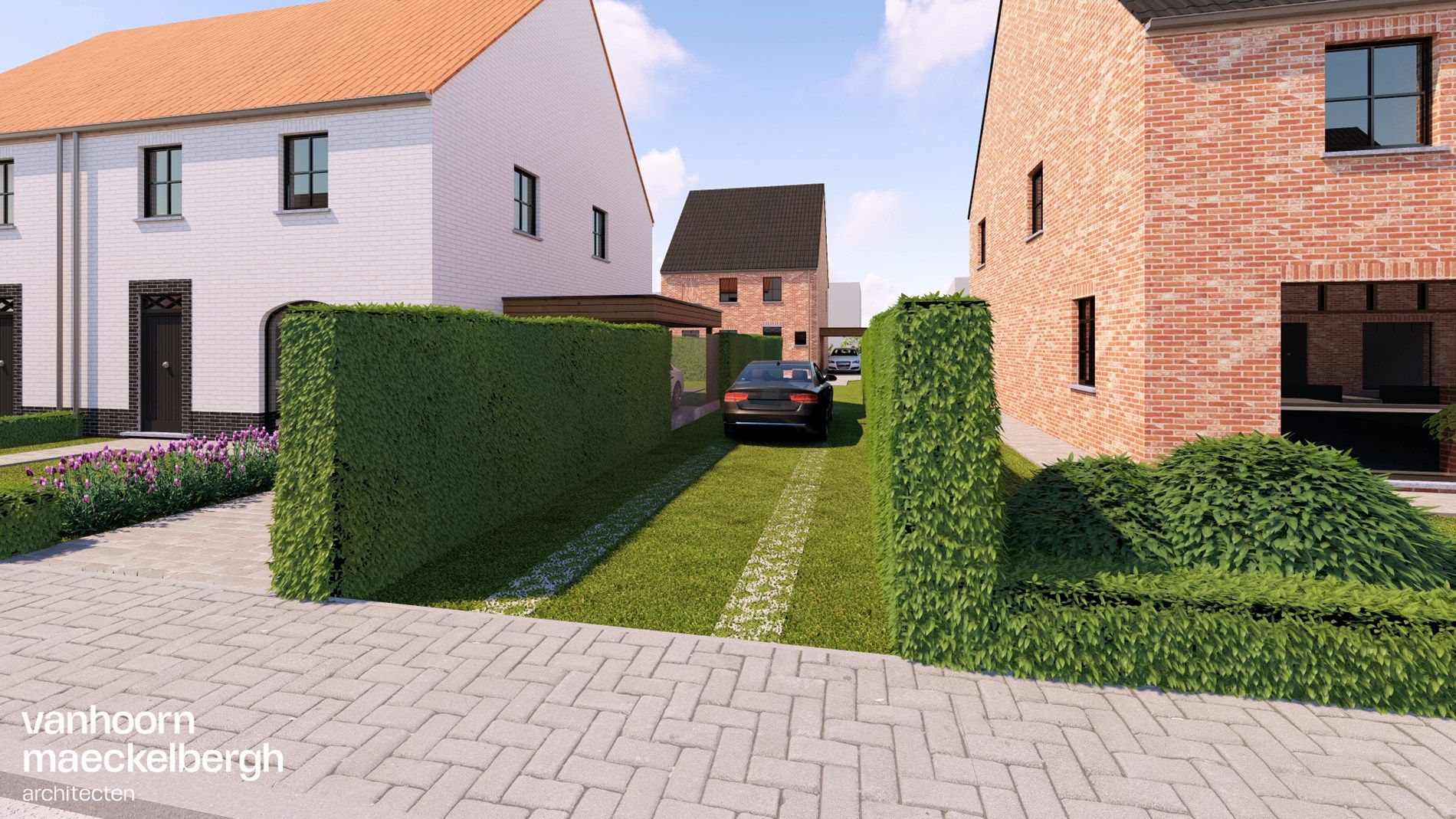 Nieuwbouwvilla in residentiële buurt nabij het centrum van Gistel foto 2