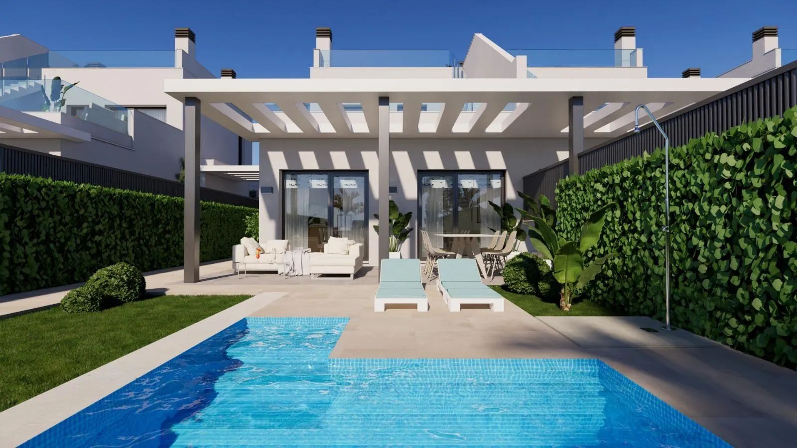 Wonen aan het strand: exclusieve villa's met zeezicht in Los Alcázares foto {{pictureIndex}}