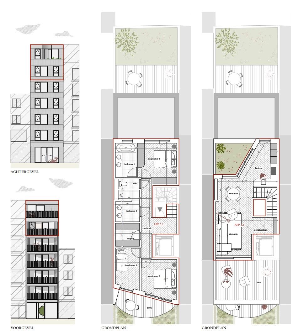 Nieuwbouw duplex 2-3 slaapkamers te Koksijde-Bad foto 2