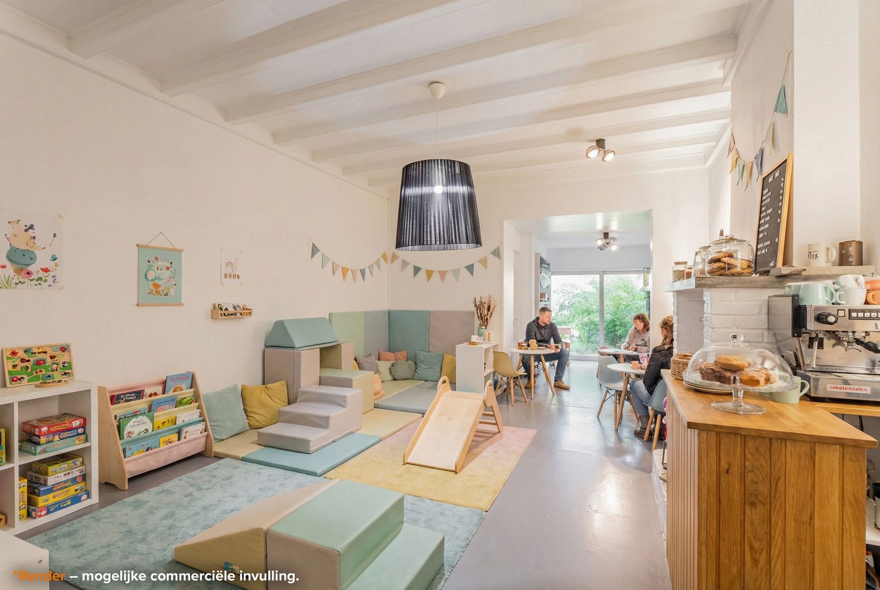 Gelijkvloerse handelsruimte in hartje Halle foto {{pictureIndex}}