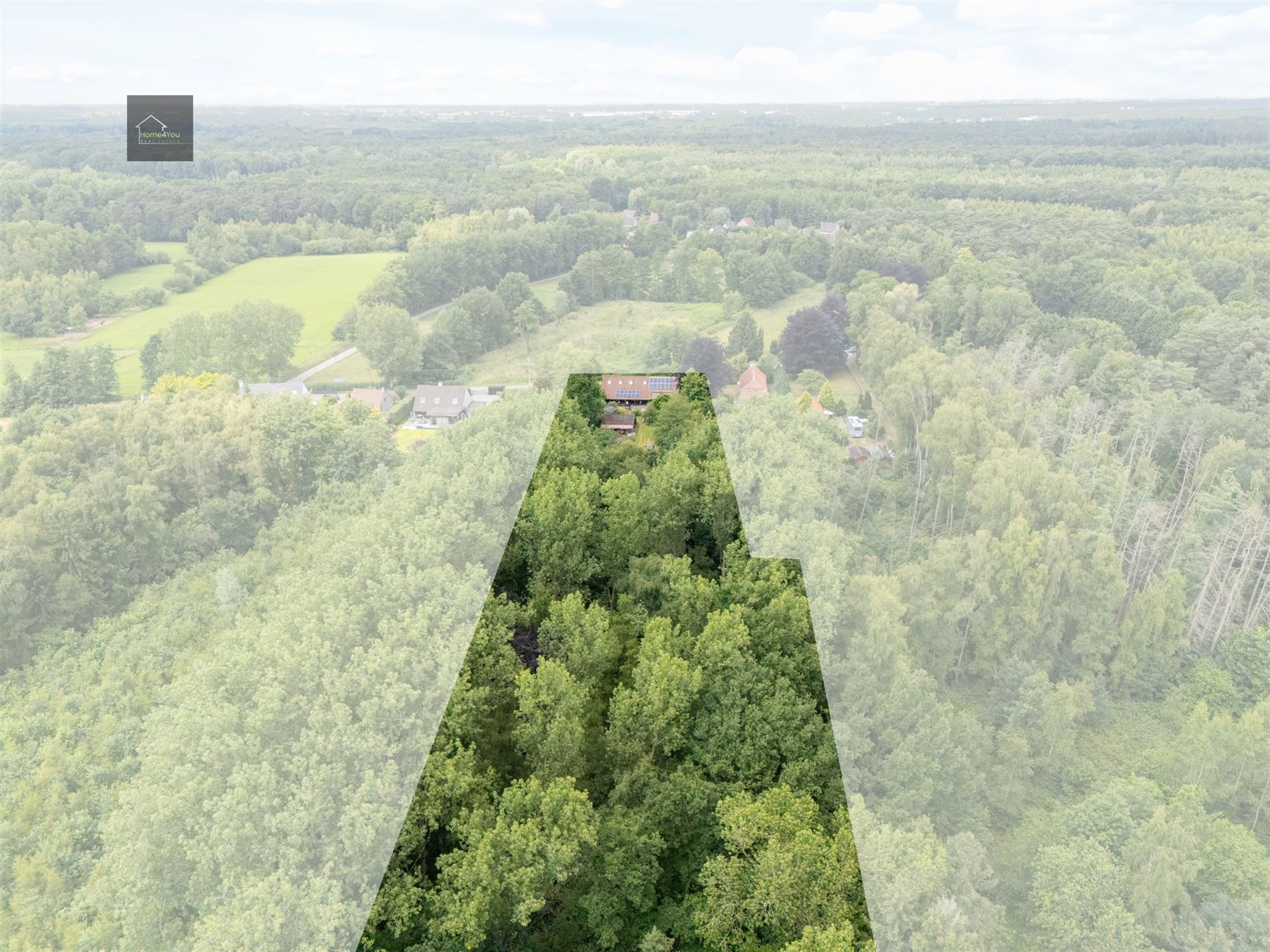 Hoofdfoto van de publicatie: Wonen in het hart van de natuur – Alleenstaande villa op 8000 m² bosrijk domein in Stekene