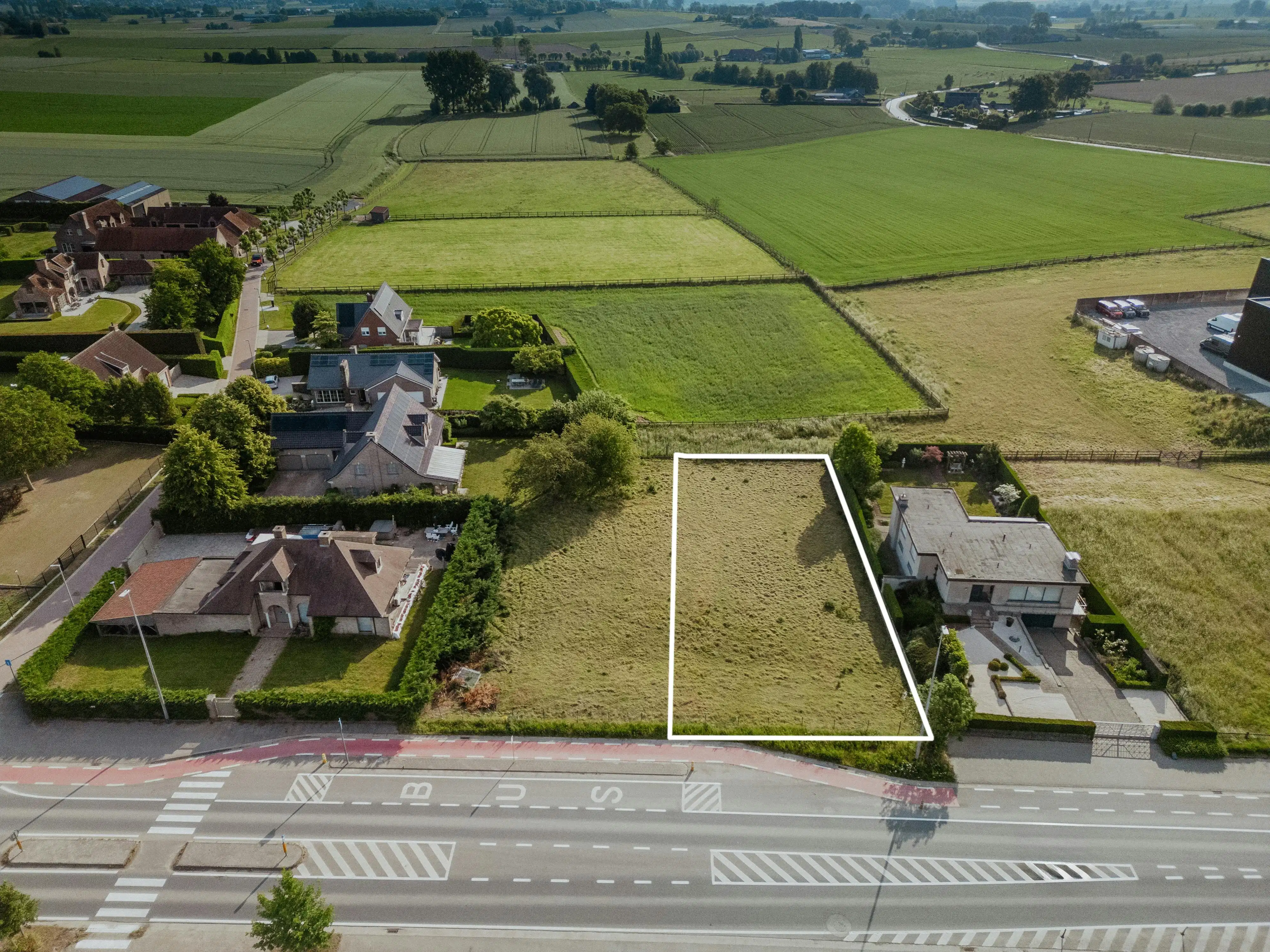 Mooi perceel bouwgrond (1.000 m²) te koop Bellegem foto 3