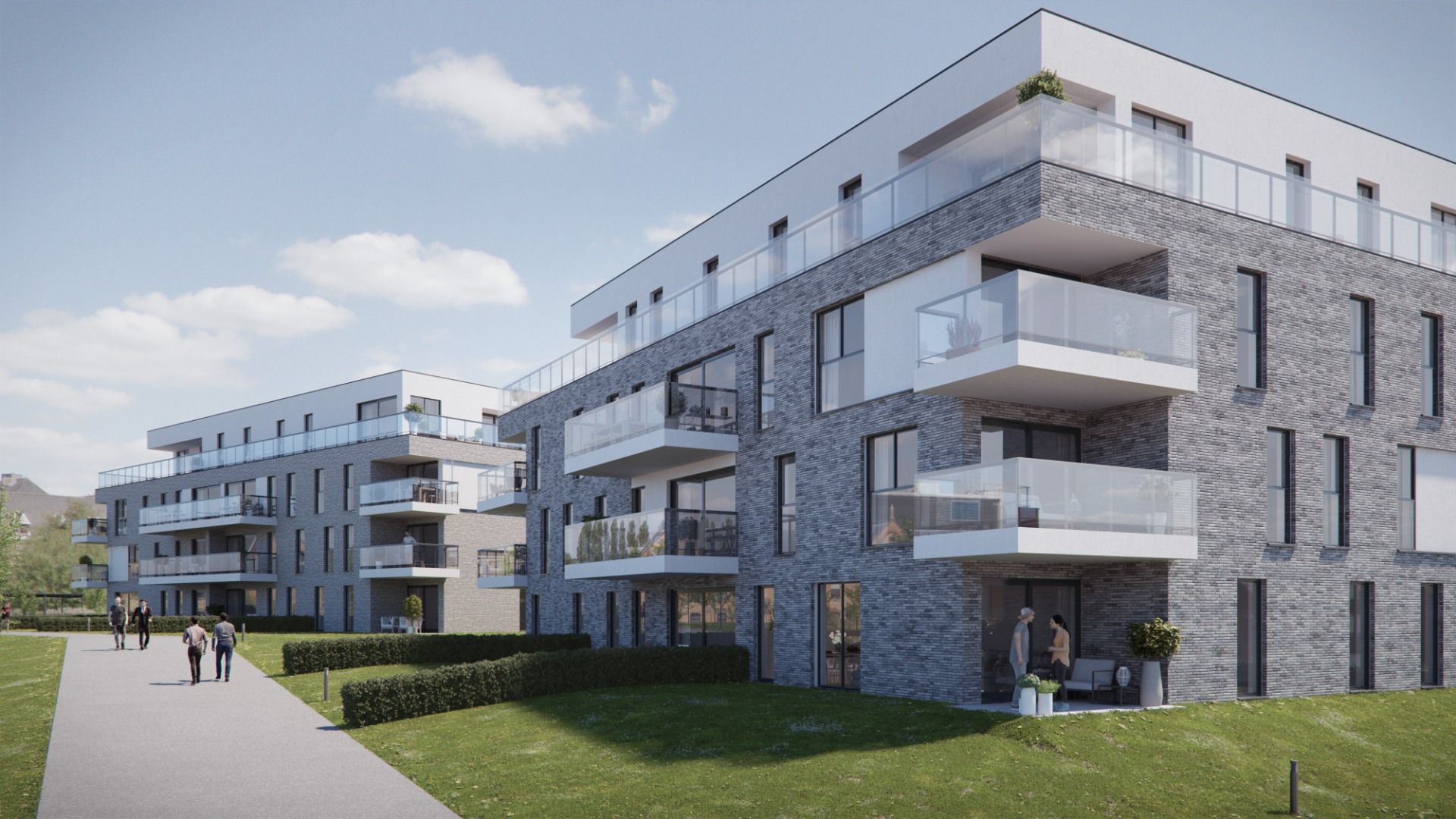 Nieuwbouw appartement met 2 slaapkamers en een garage foto {{pictureIndex}}