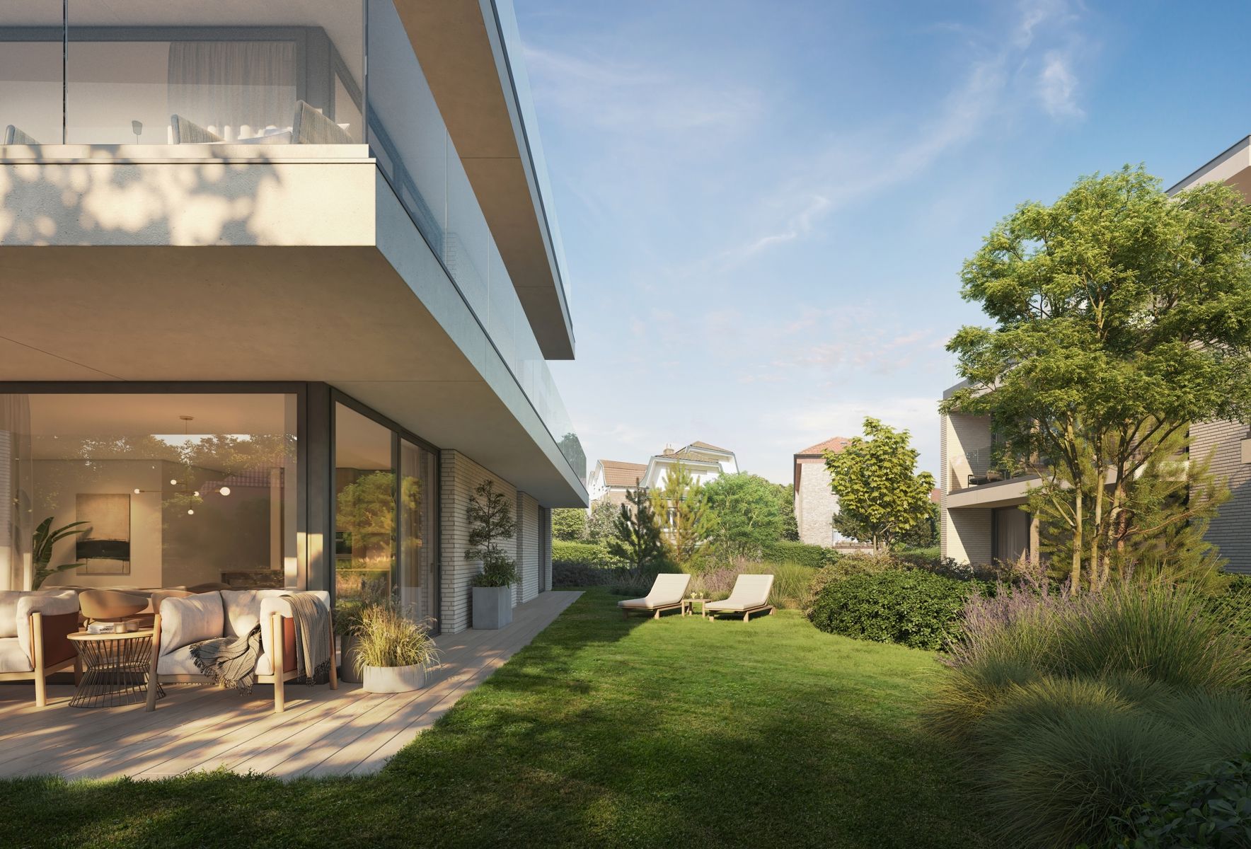 Magnifiek appartement met (zonne)terrassen en tuin foto {{pictureIndex}}