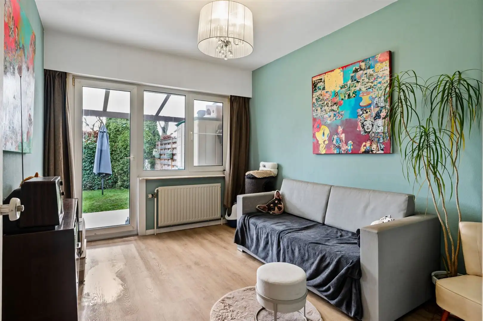 Instapklaar gelijkvloers appartement met 2 slaapkamers en tuin. foto 12