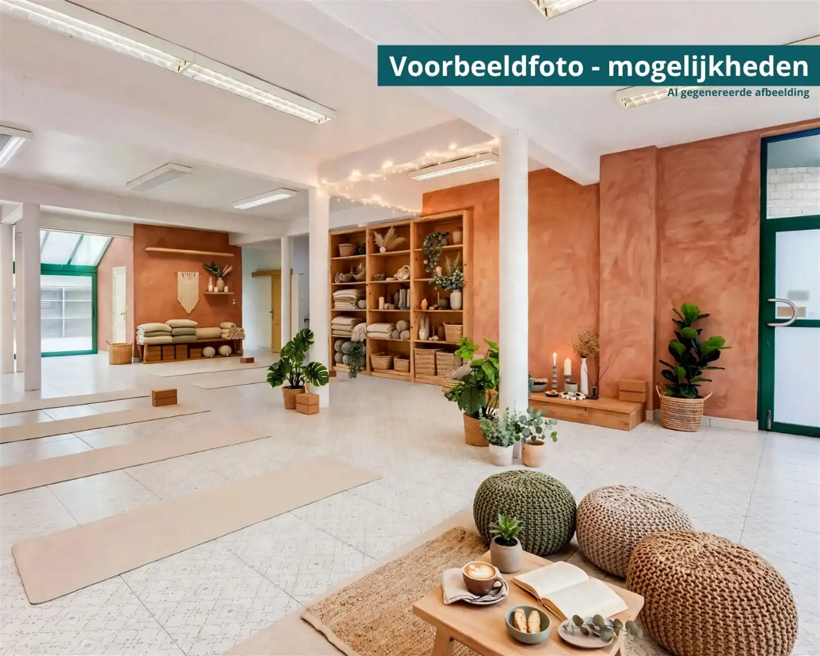 Lichtrijke polyvalente handelsruimte met tuin en terras foto 4