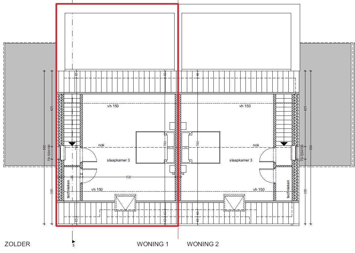 Halfvrijstaande nieuwbouwwoning met drie slaapkamers en carport foto 12