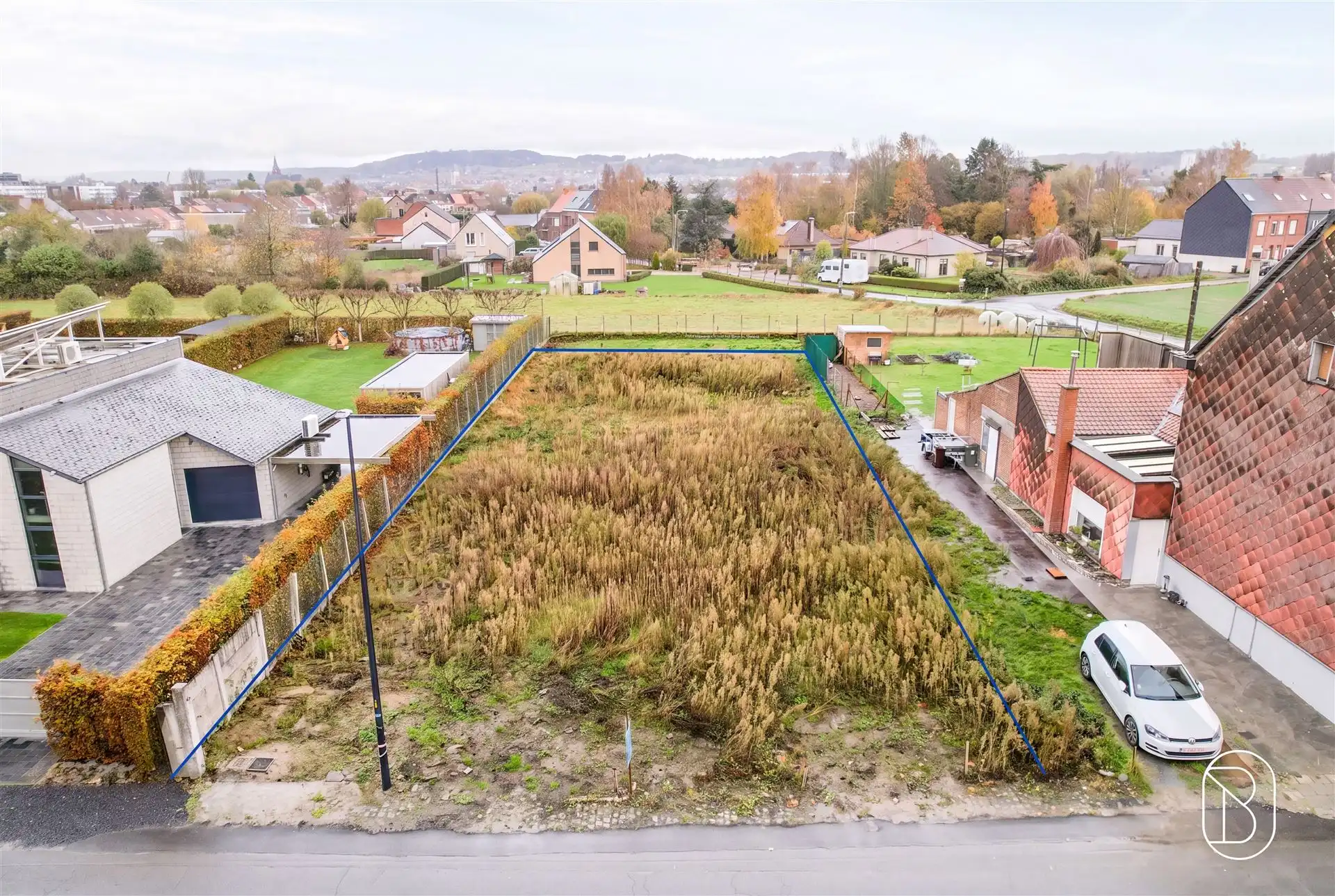 Bouwgrond te koop – 867 m² in rustige straat te Ronse foto 5