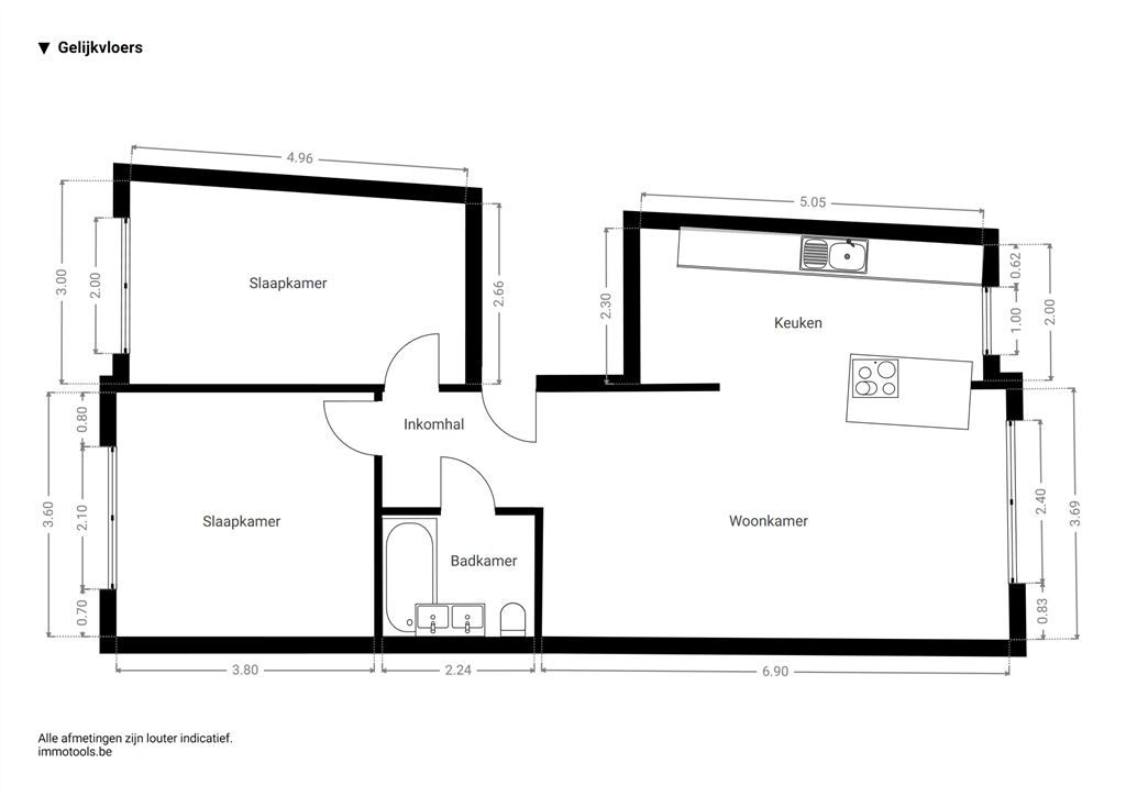 Energiezuinig, gerenoveerd appartement foto 13