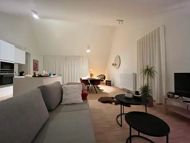 TE HUUR moderne penthouse met ruim terras  in Olsene foto 17