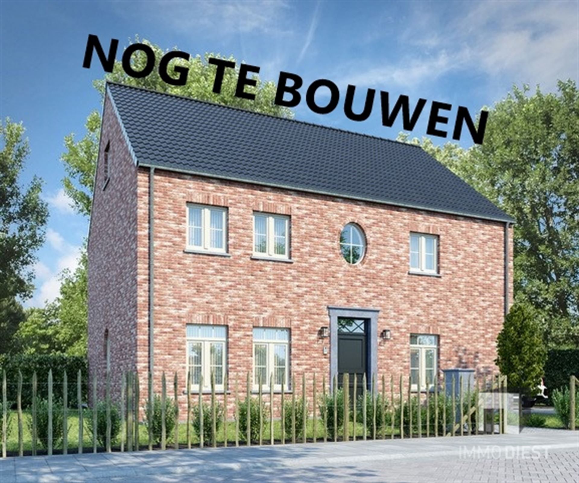 Nog te bouwen villa op knappe bouwgrond voor open bebouwing 18,66are foto {{pictureIndex}}