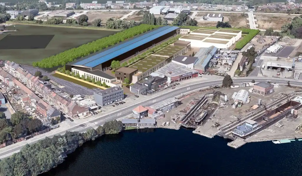 Vernieuwbouw magazijn met kantoor te koop aan de Voorhaven in Gent foto 4