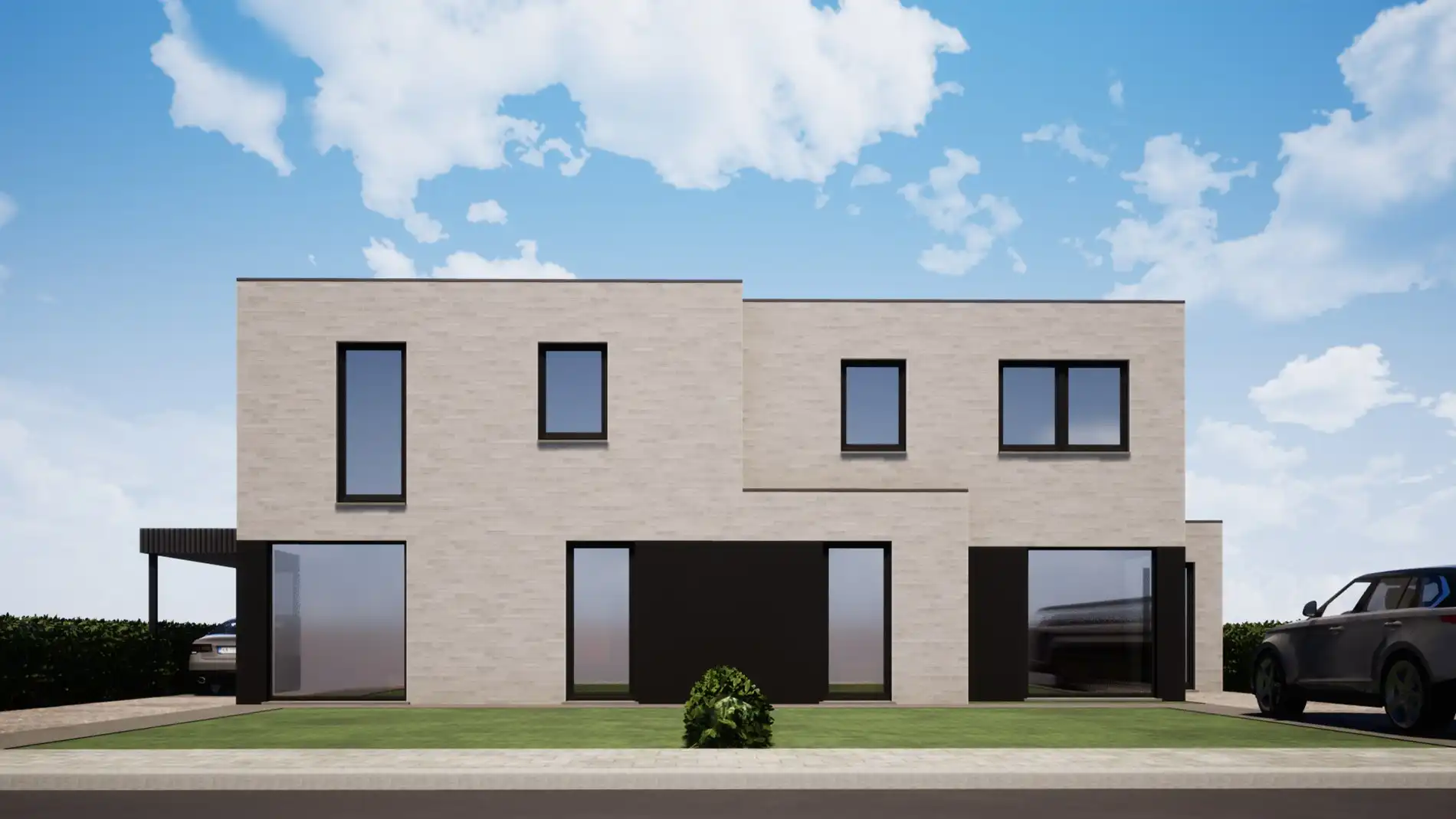 Ruime halfopen bebouwingen op 400 m² met Zuid georiënteerde tuin op topligging te Torhout foto 2