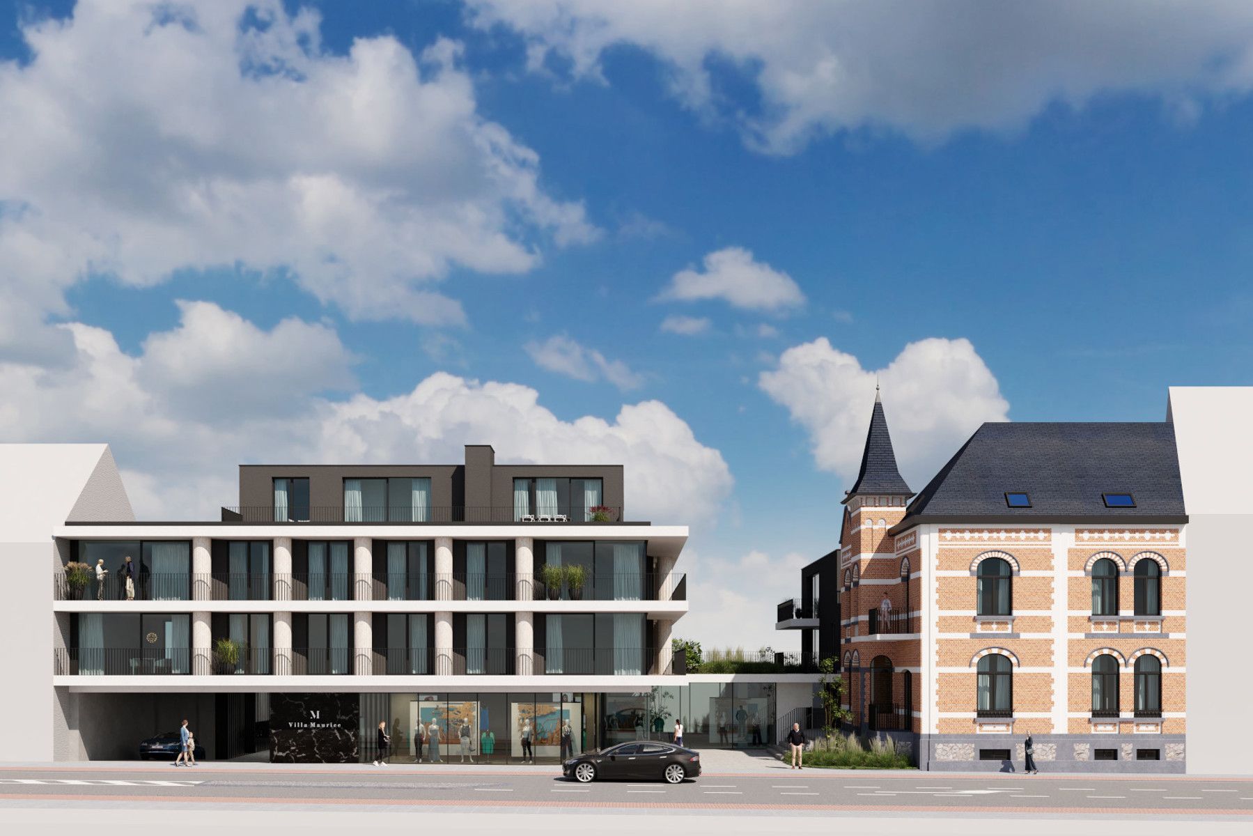 Nieuwbouwproject Villa Maurice: apptartement A2.7 met terras foto 4
