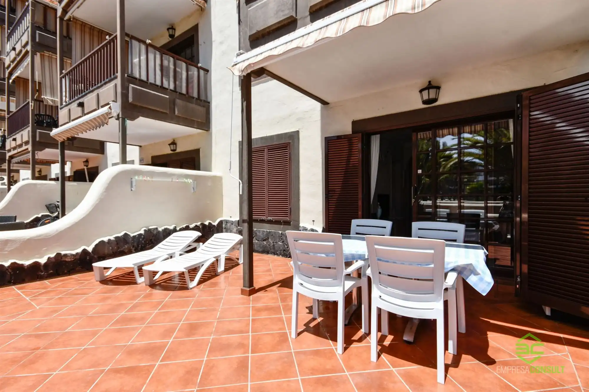 Gelijkvloers appartement met 1 slpk, tv-vlaanderen en wifi in Tenerife foto 11