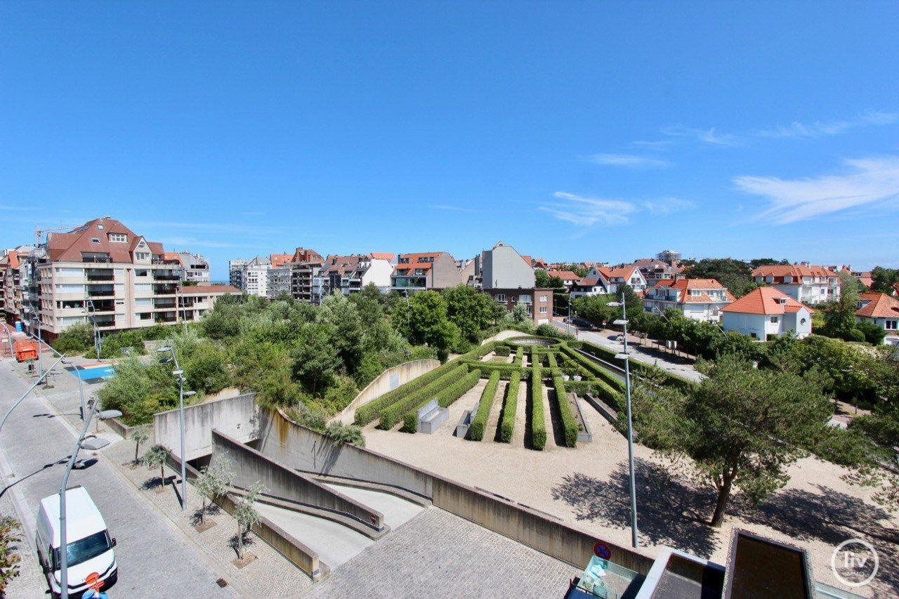 Ongemeubeld: Prachtige duplex met een open zicht op het Ijzerpark te Knokke. foto 2