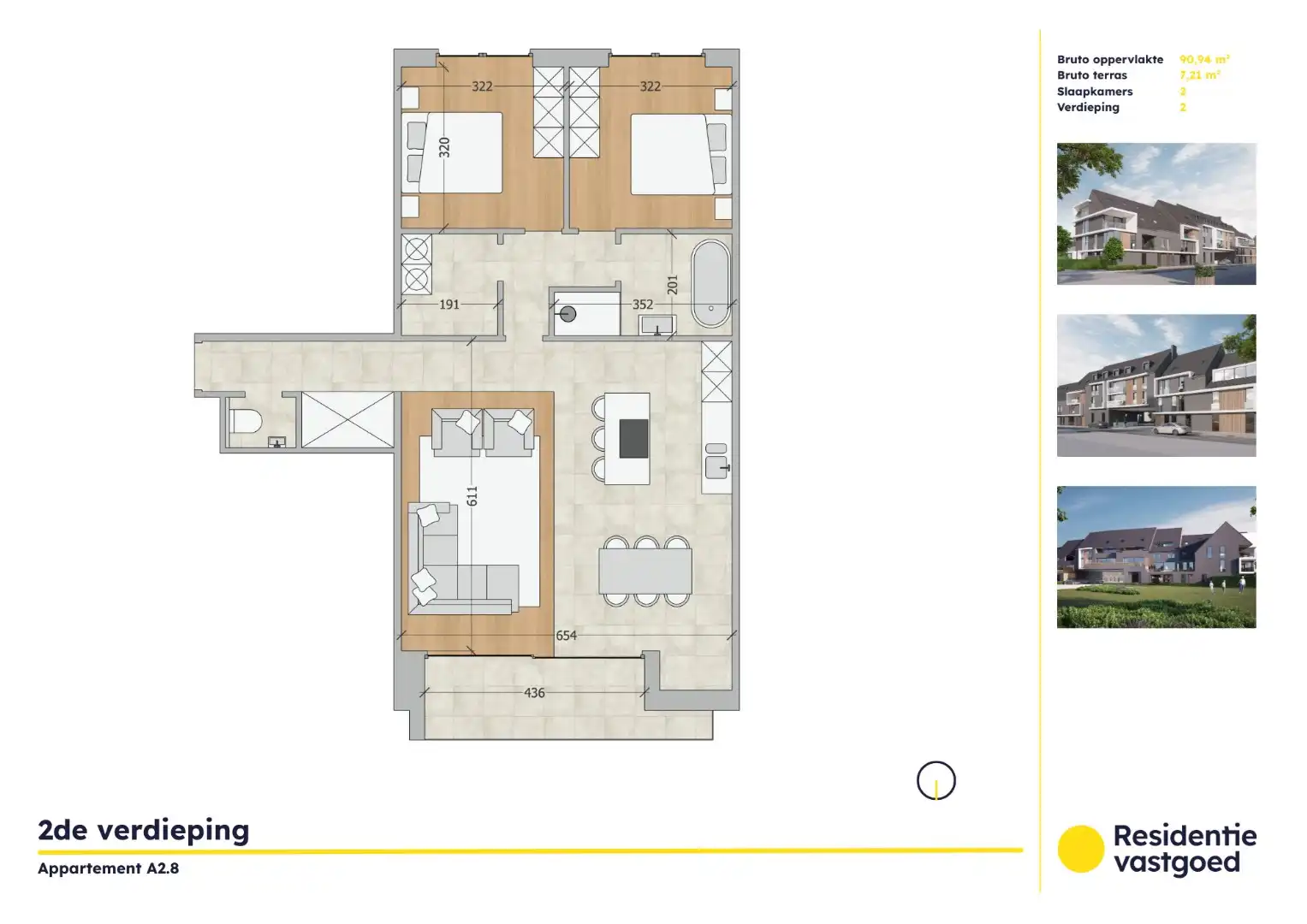 Appartement te koop Zandvoordsestraat 25 -/A2.8 - 8460 Oudenburg