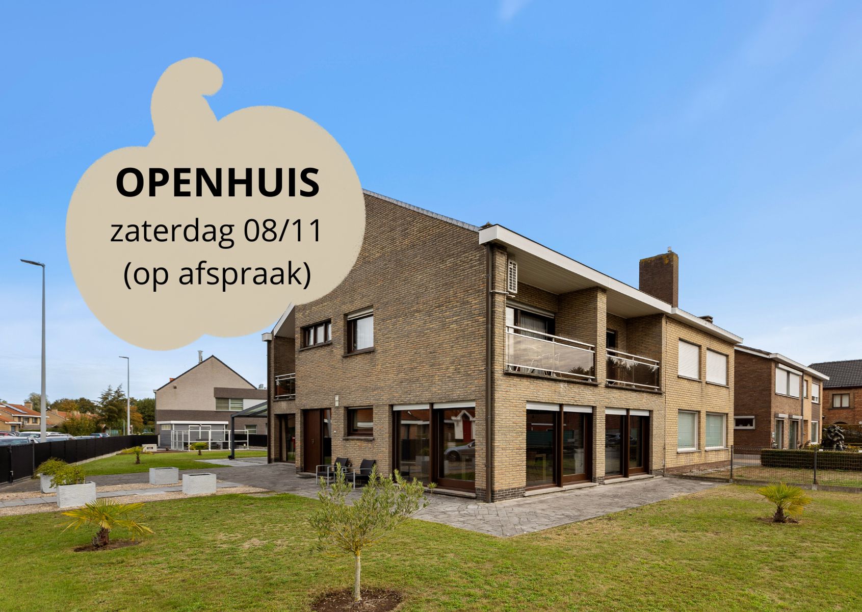 Ruime 3 slpk. gezinswoning te Sijsele foto {{pictureIndex}}