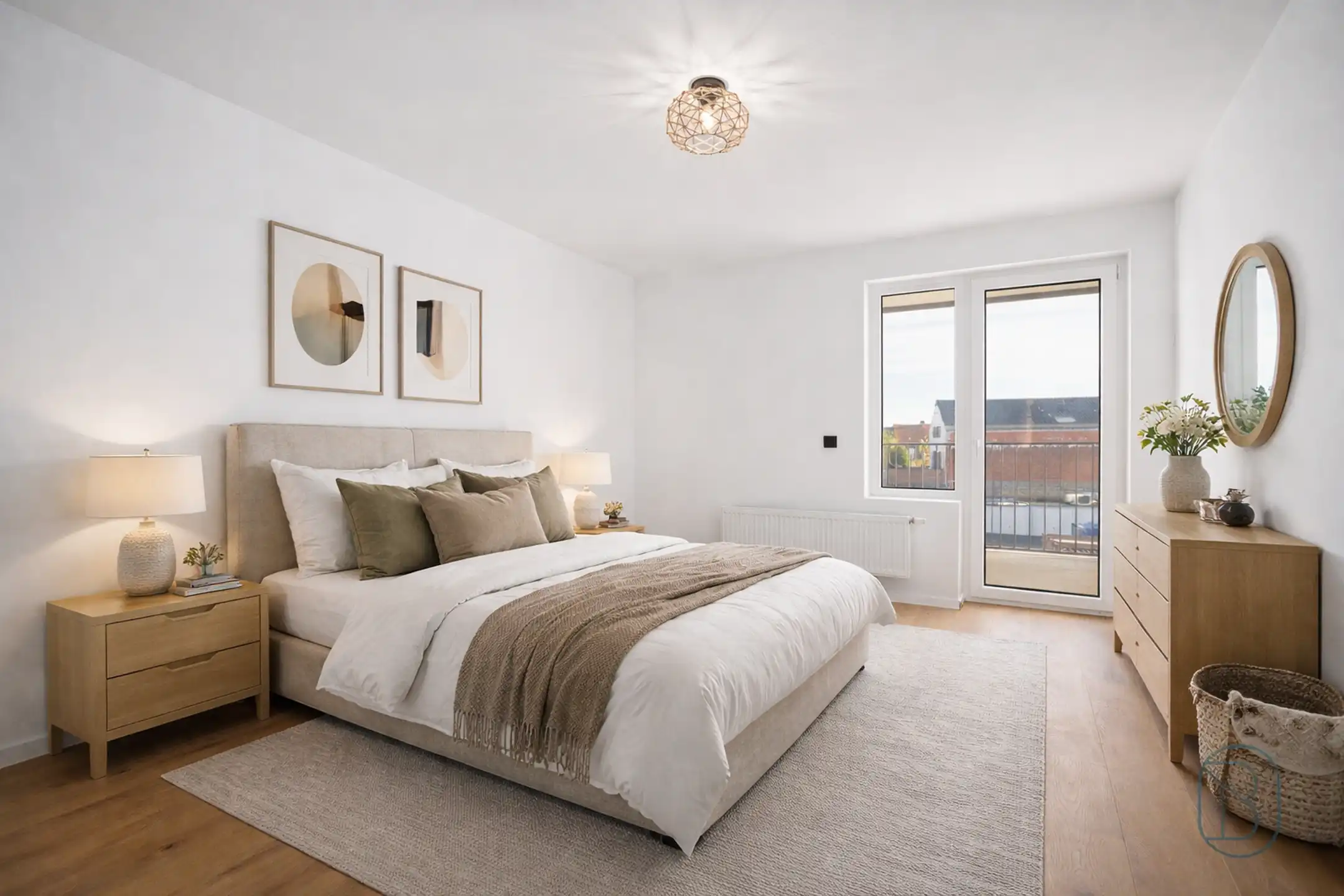 Recent gerenoveerd appartement met terras in Wevelgem foto 5