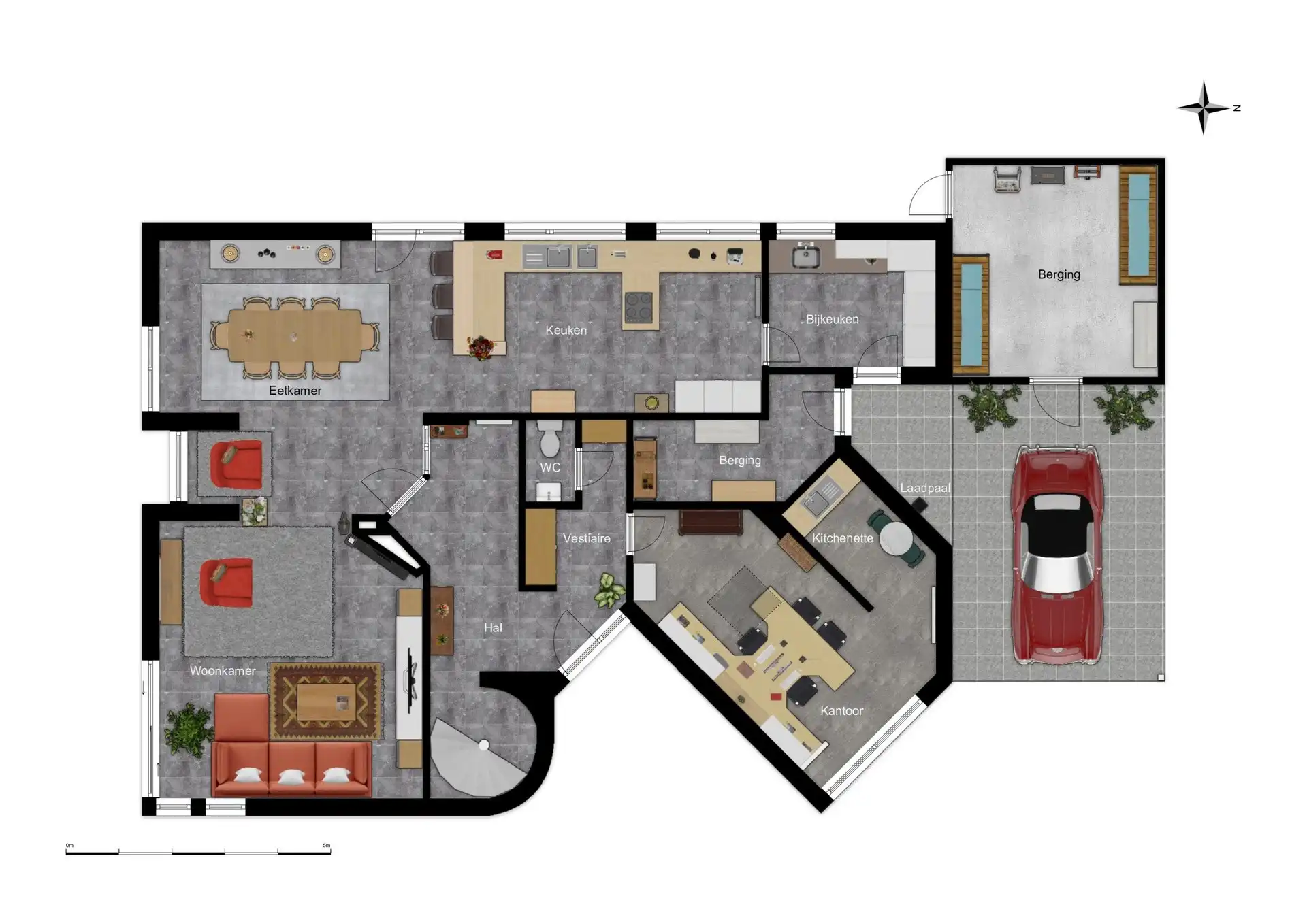 Stijlvolle gezinswoning met 3 slaapkamers en thuiskantoor (926m²) foto 31