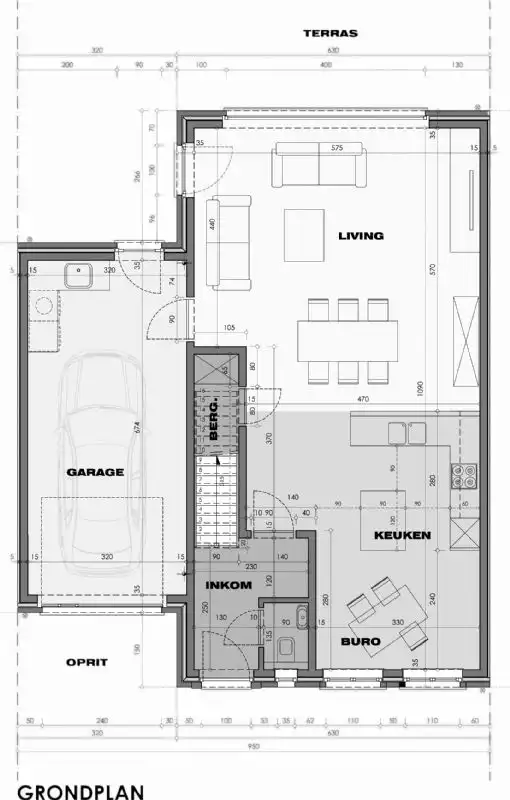 Nieuw te bouwen gesloten woning te Roeselare. foto 3