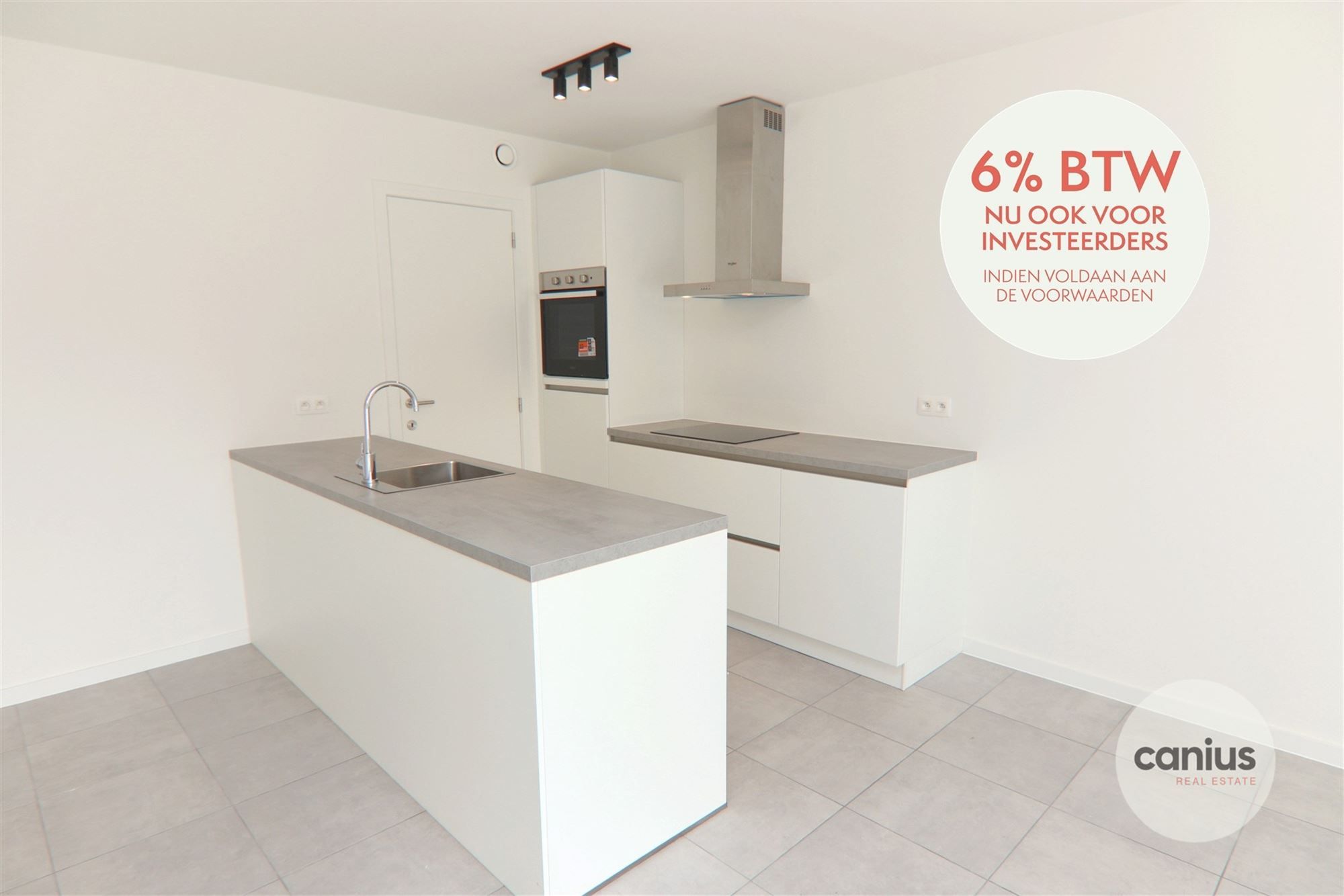 GESCHILDERD NIEUWBOUWAPP. IN HARTJE HASSELT MET 2 SLKS + TERRAS & PARKING foto {{pictureIndex}}