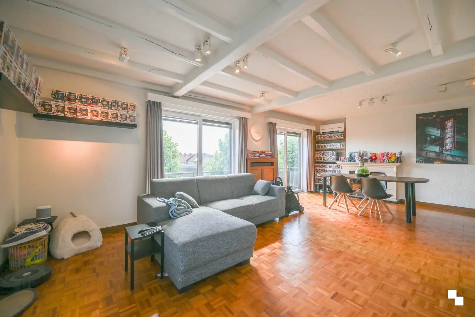 Tweeslaapkamerappartement met garage op een rustige locatie in Beveren-Leie foto 6