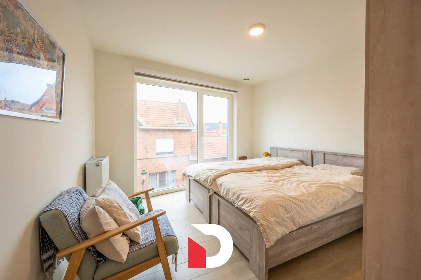 Instapklaar hoekappartement met 2 slk label A en ruim terras centrum Brugge foto 14