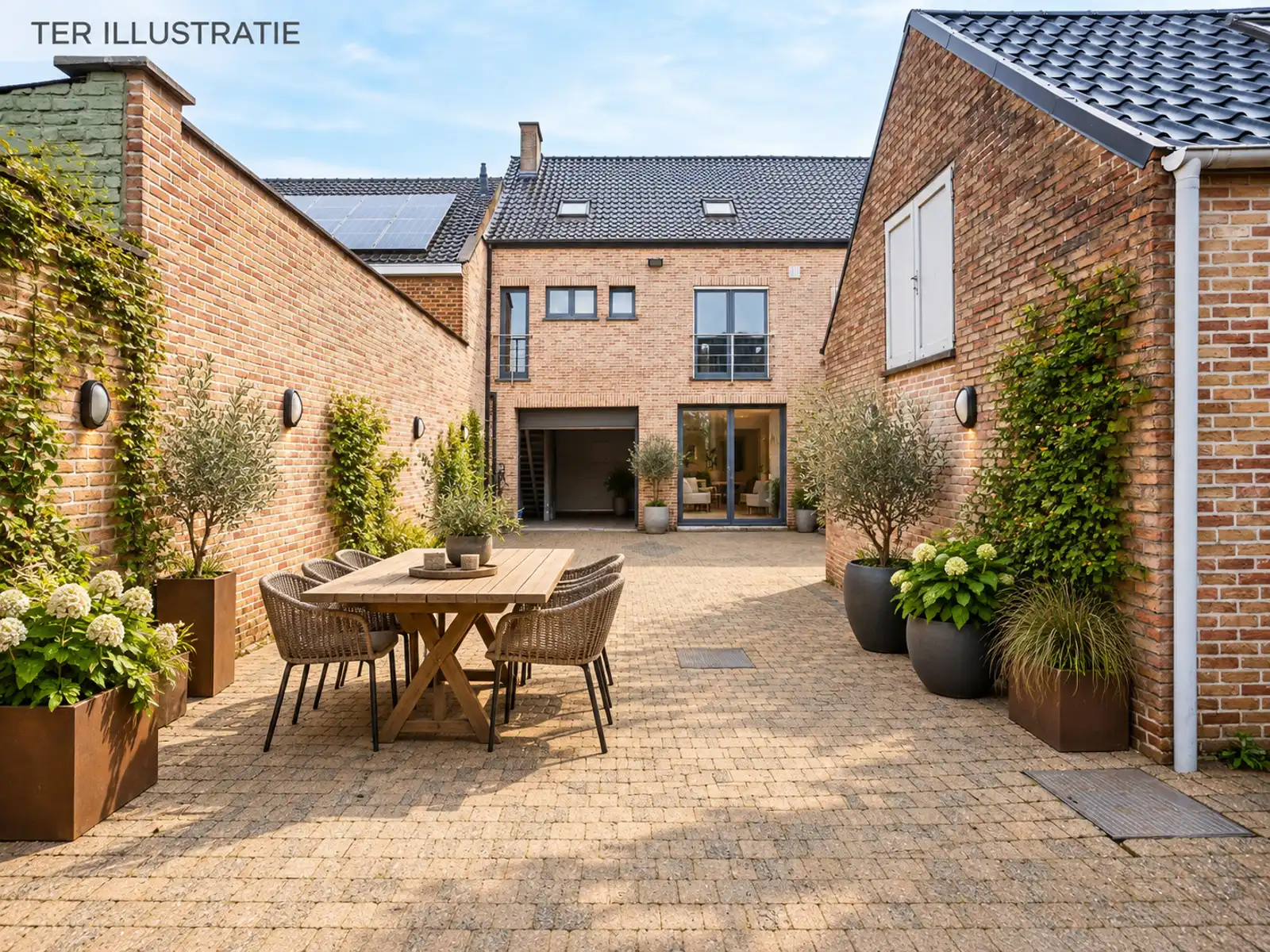 Polyvalente woning met tuin:  momenteel 2 appartementen garage en groot magazijn! foto 35