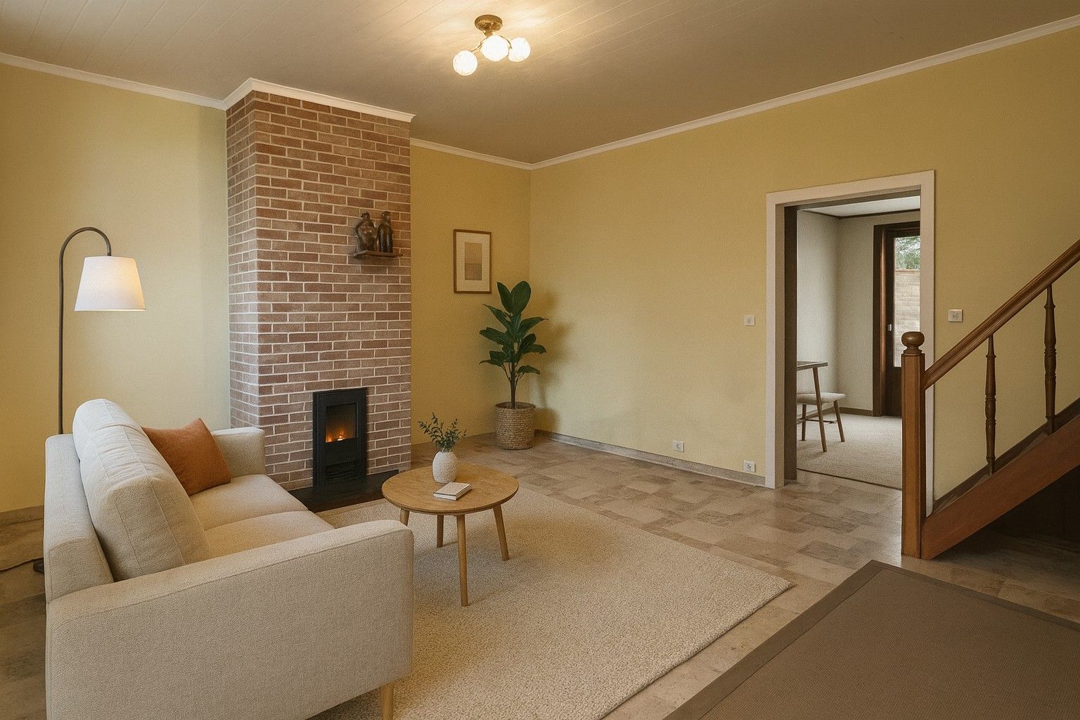 Halfopen bebouwing met twee slaapkamers te koop in Lembeke foto 3