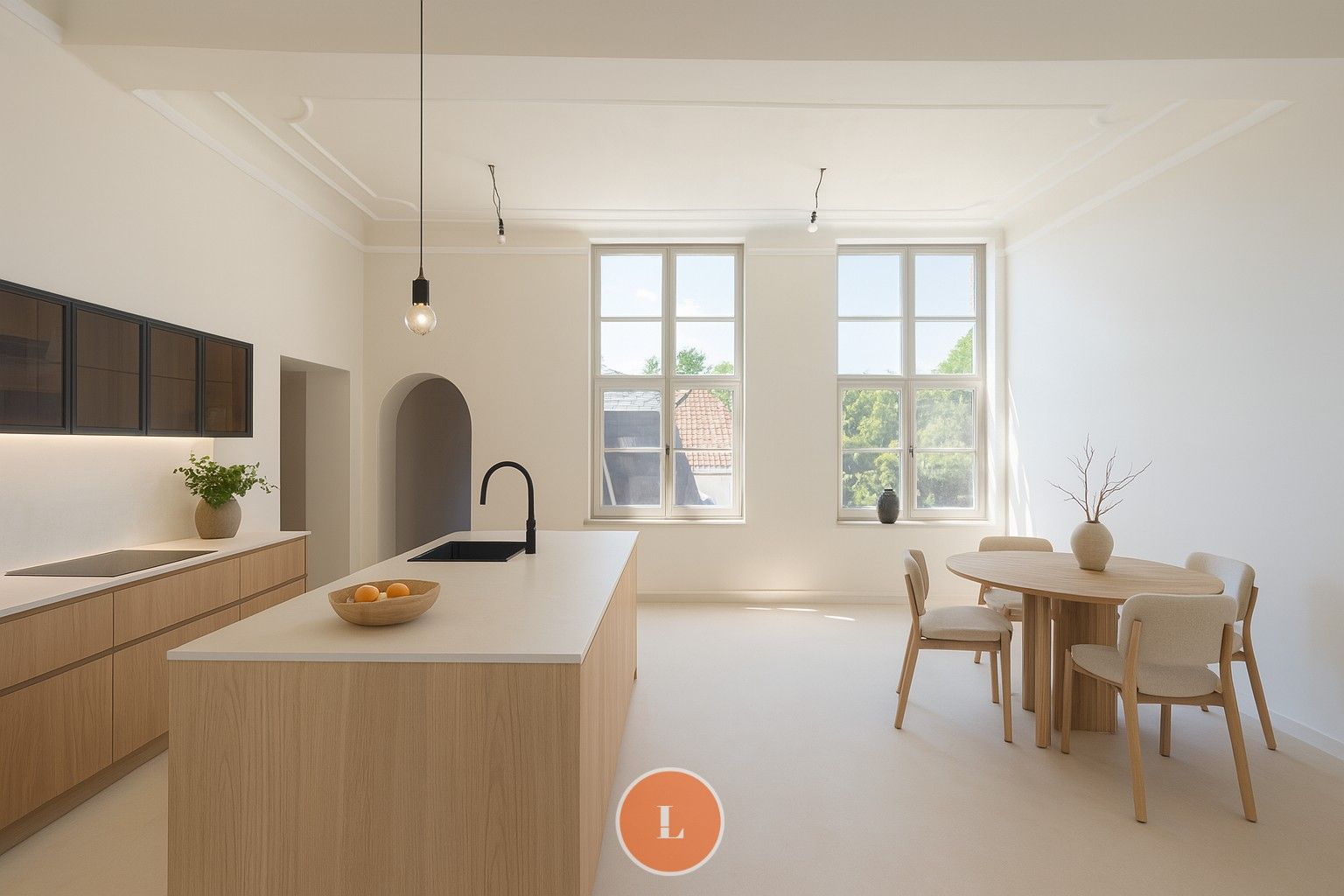 klassevol 2 slaapkamer appartement in historisch beschermd gebouw foto {{pictureIndex}}