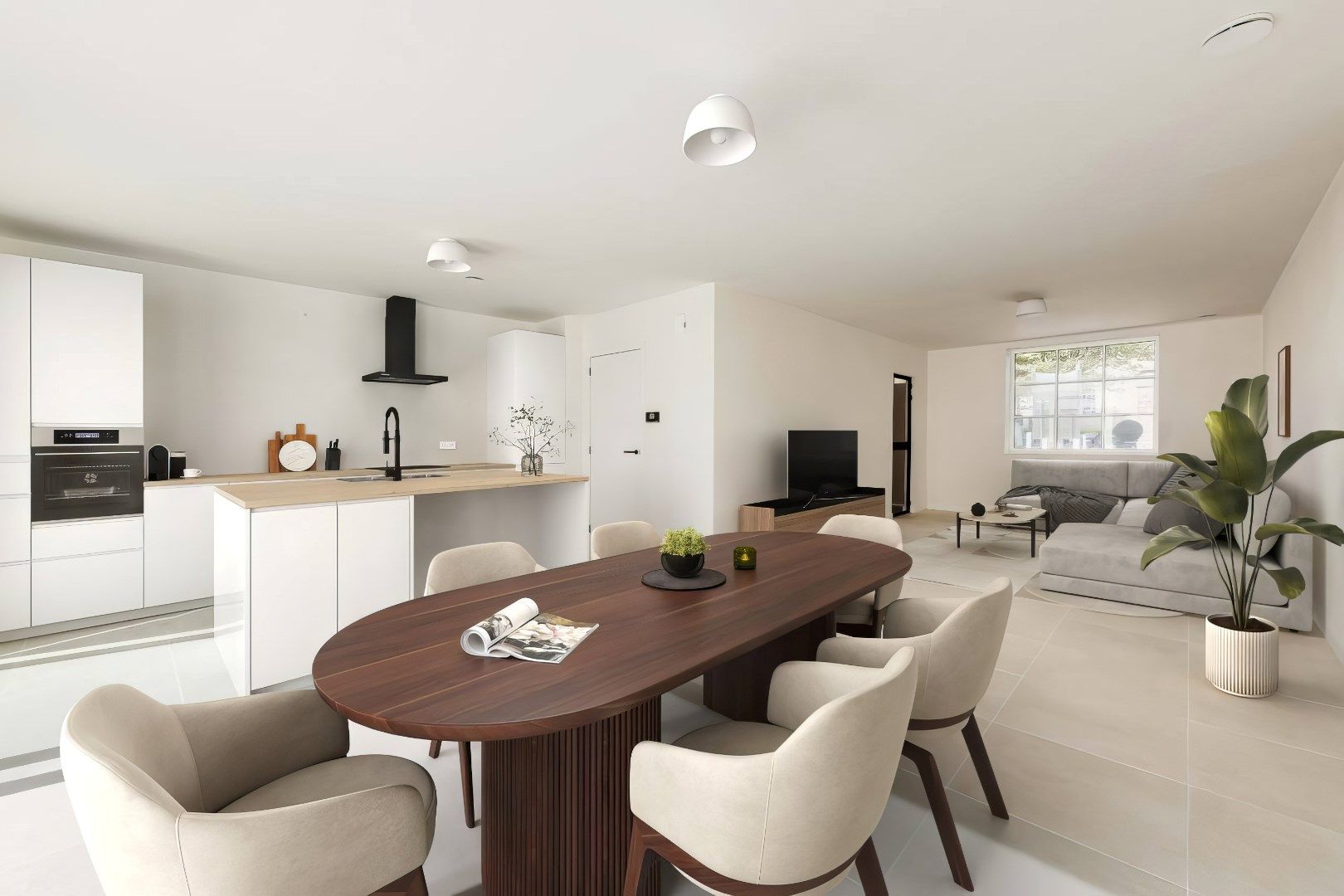 RUIME NIEUWBOUWWONING (6% BTW) MET TUIN | 5 SLPKS | 2 BADK | 2 STAANPLAATS foto 4