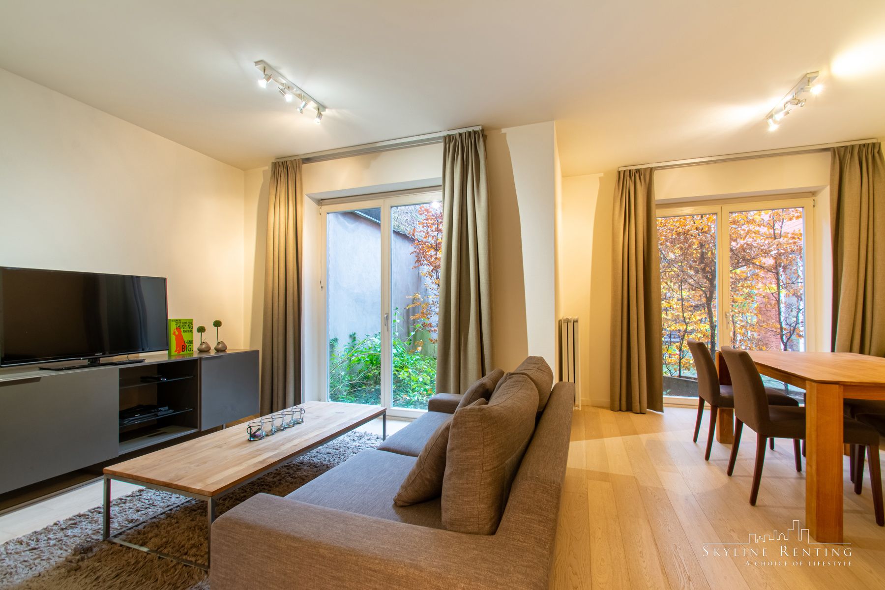 Gemeubeld app met 1 slpk met TUIN foto 2