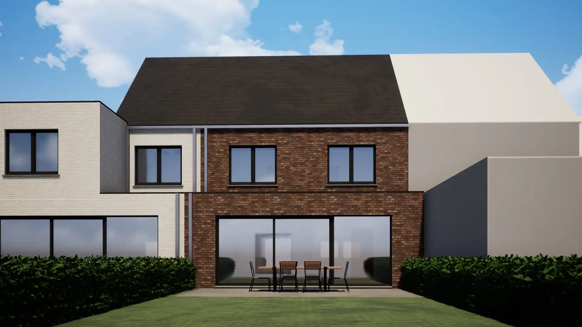 Ruime nieuwbouwwoning met uitweg op centrale ligging te Eernegem foto 3