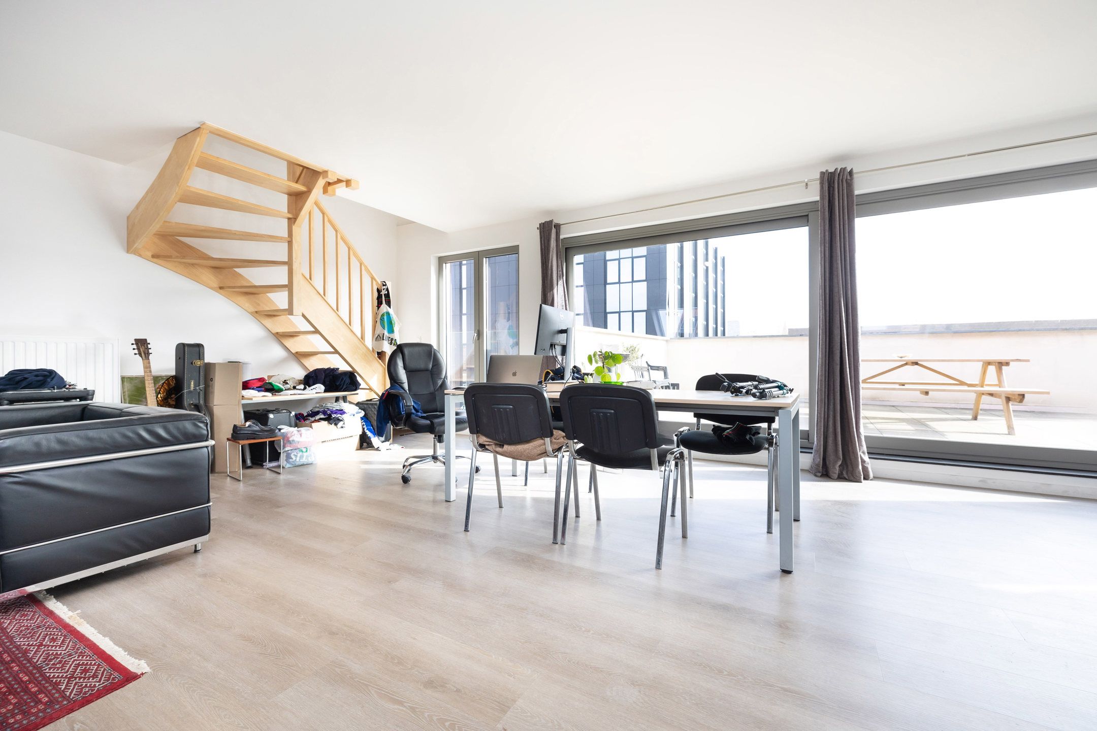2slpk + kantoor duplex in hartje Brussel ! foto 3