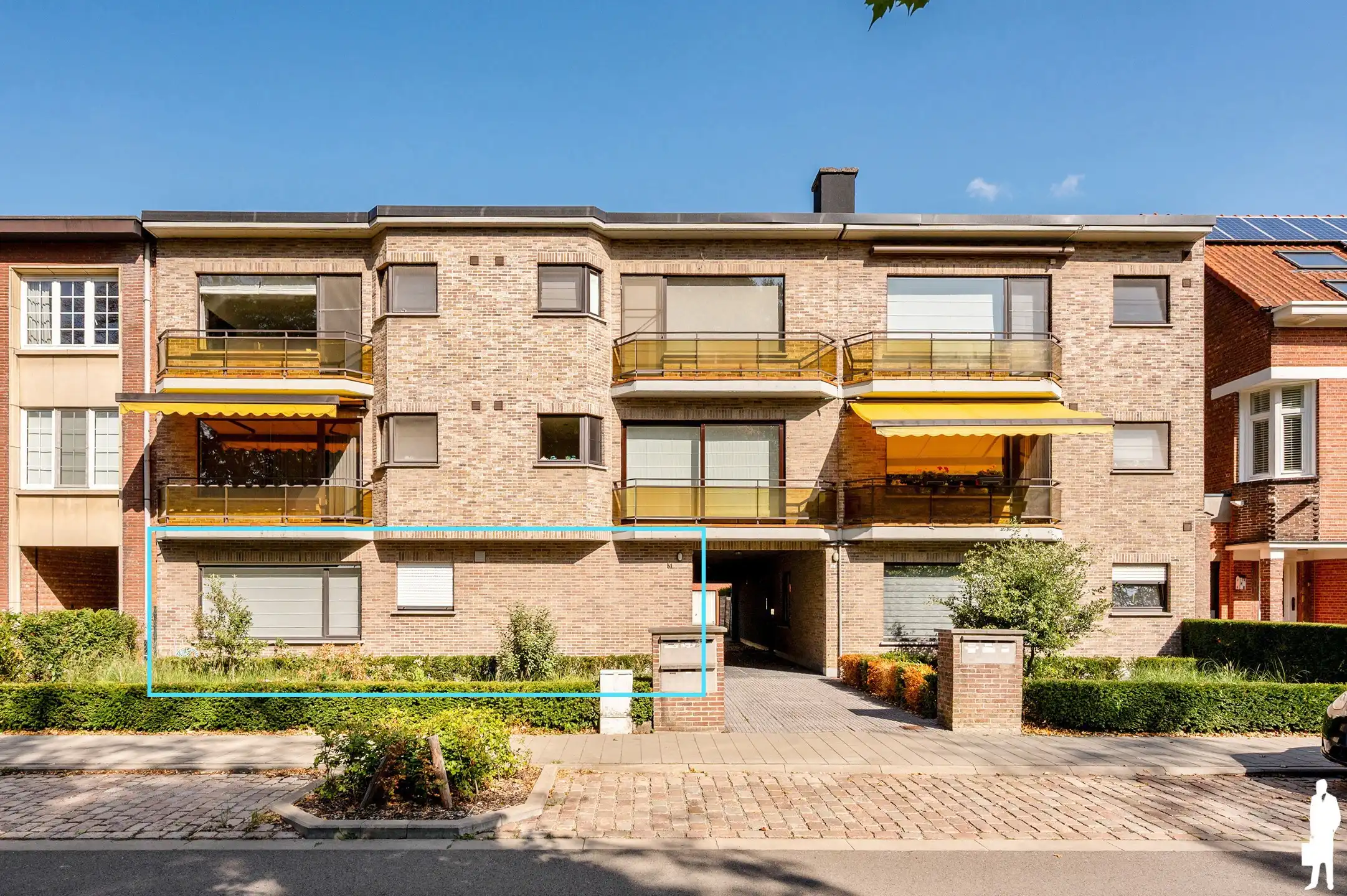 Gelijkvloers appartement van ca. 110m² met 2 slpk, garagebox en tuin - gerenoveerd in 2023 foto 11