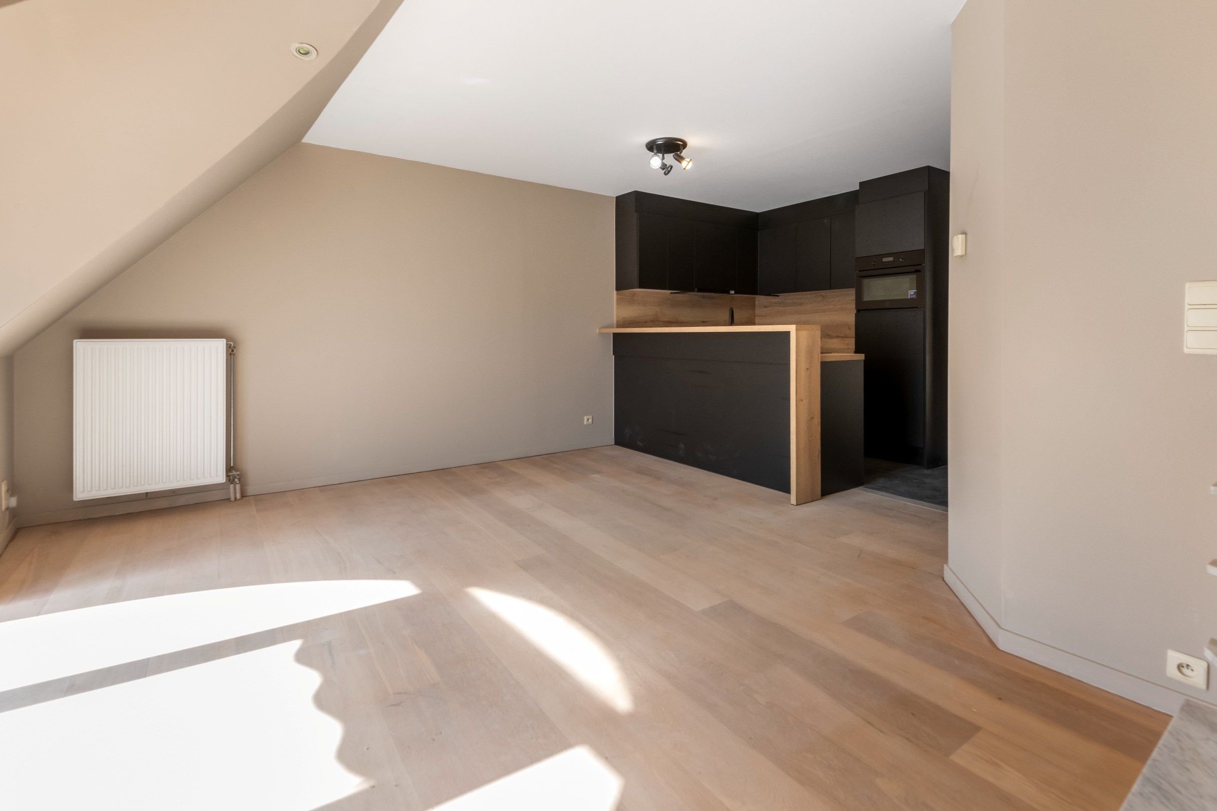 Aangenaam duplexappartement in een kleine residentie centraal gelegen vlakbij de winkels van de Lippenslaan. foto 3